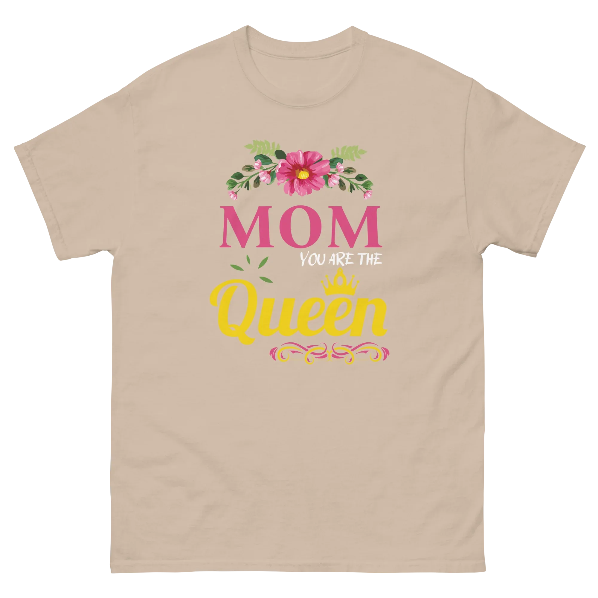 MOM QUEEN unisex t-shirt - Printoo Shop - - Mom t-shirt, t-shirt, unisex, Unisex Classic Tee | Gildan 5000