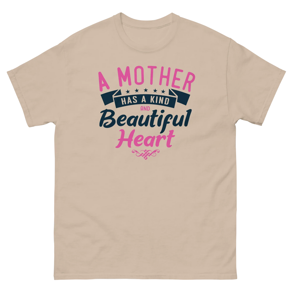 MOTHER HEART unisex t-shirt - Printoo Shop - - Mom t-shirts, t-shirt, unisex, Unisex Classic Tee | Gildan 5000