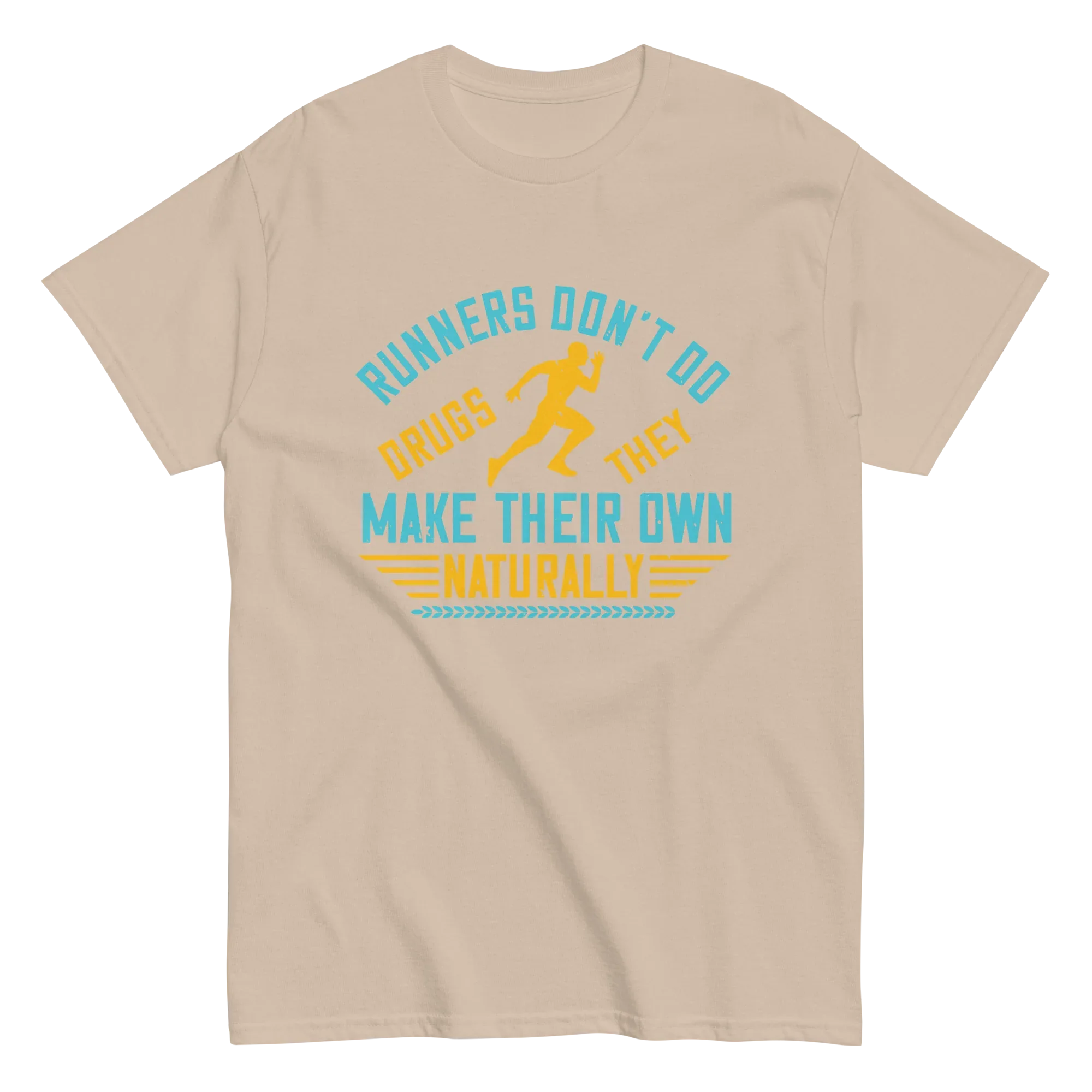 NATURALLY RUNNERS unisex t-shirt - - Running t-shirts - Printoo Shop
