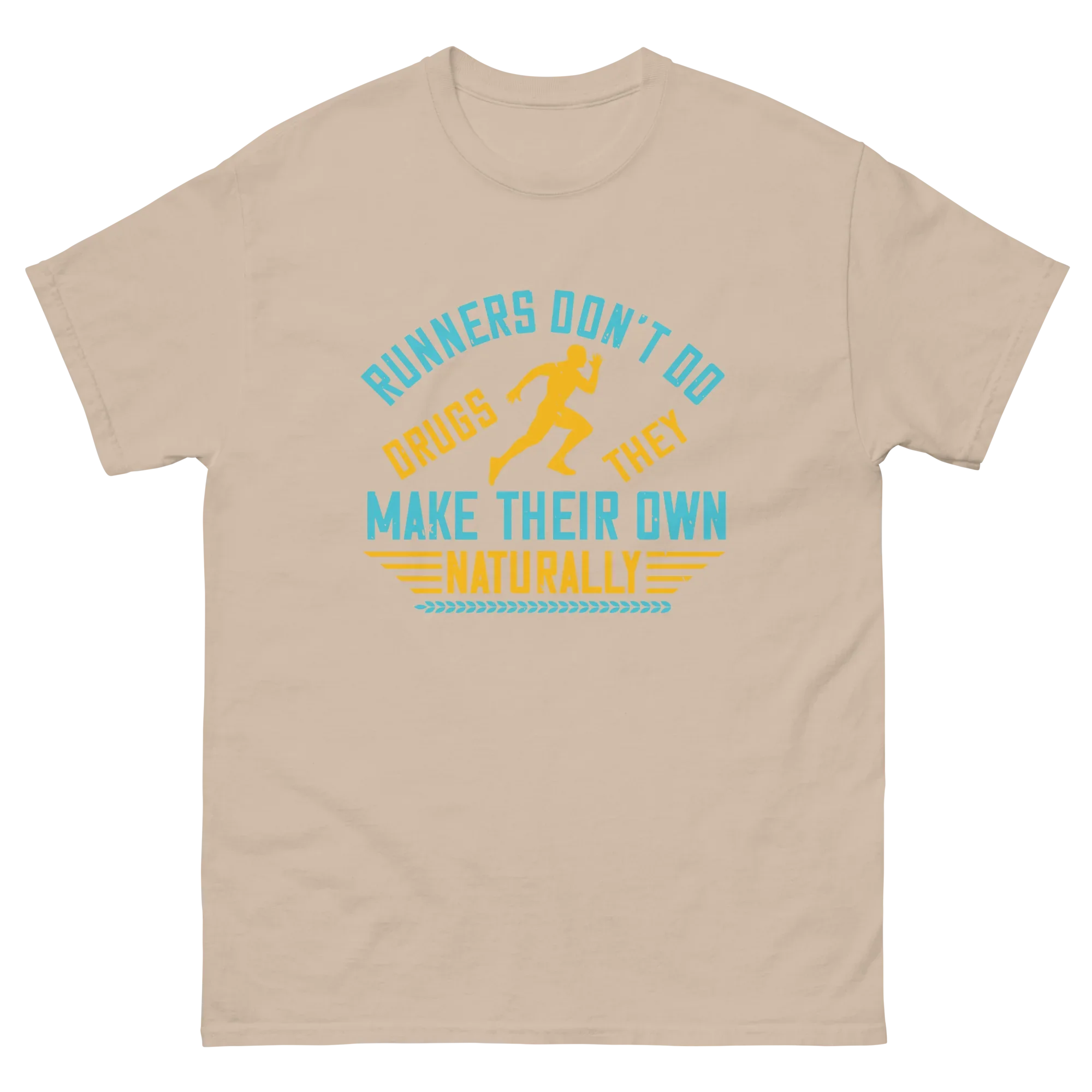 NATURALLY RUNNERS unisex t-shirt - - Running t-shirts - Printoo Shop