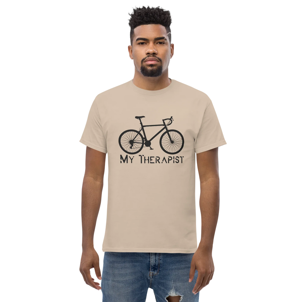 MY THERAPIST unisex t-shirt - - Bicycle t-shirts - Printoo Shop