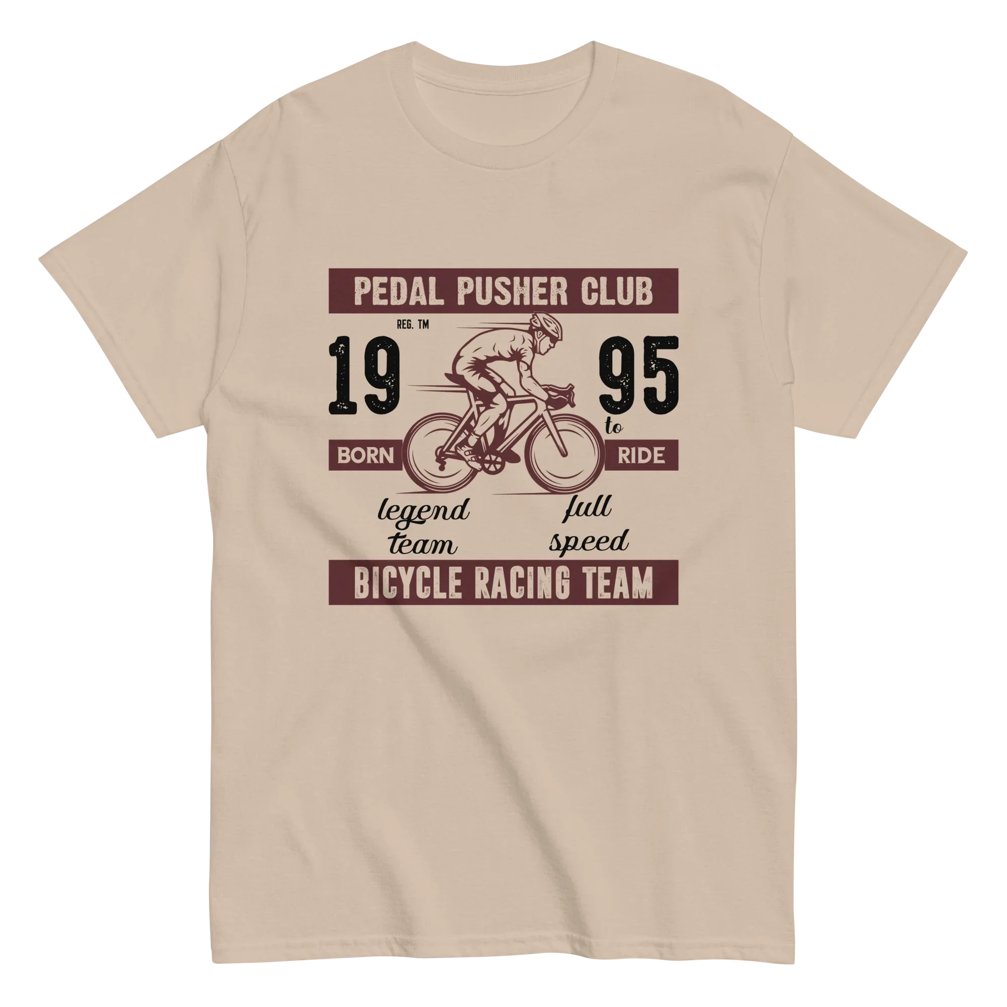 PEDAL PUSHER CLUB unisex t-shirt - - Bicycle t-shirts - Printoo Shop