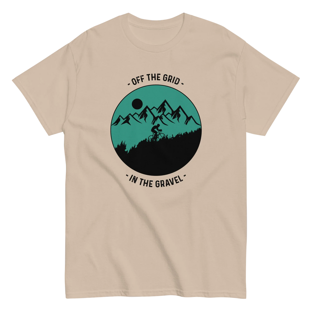 OFF THE GRID unisex t-shirt - - Bicycle t-shirts - Printoo Shop