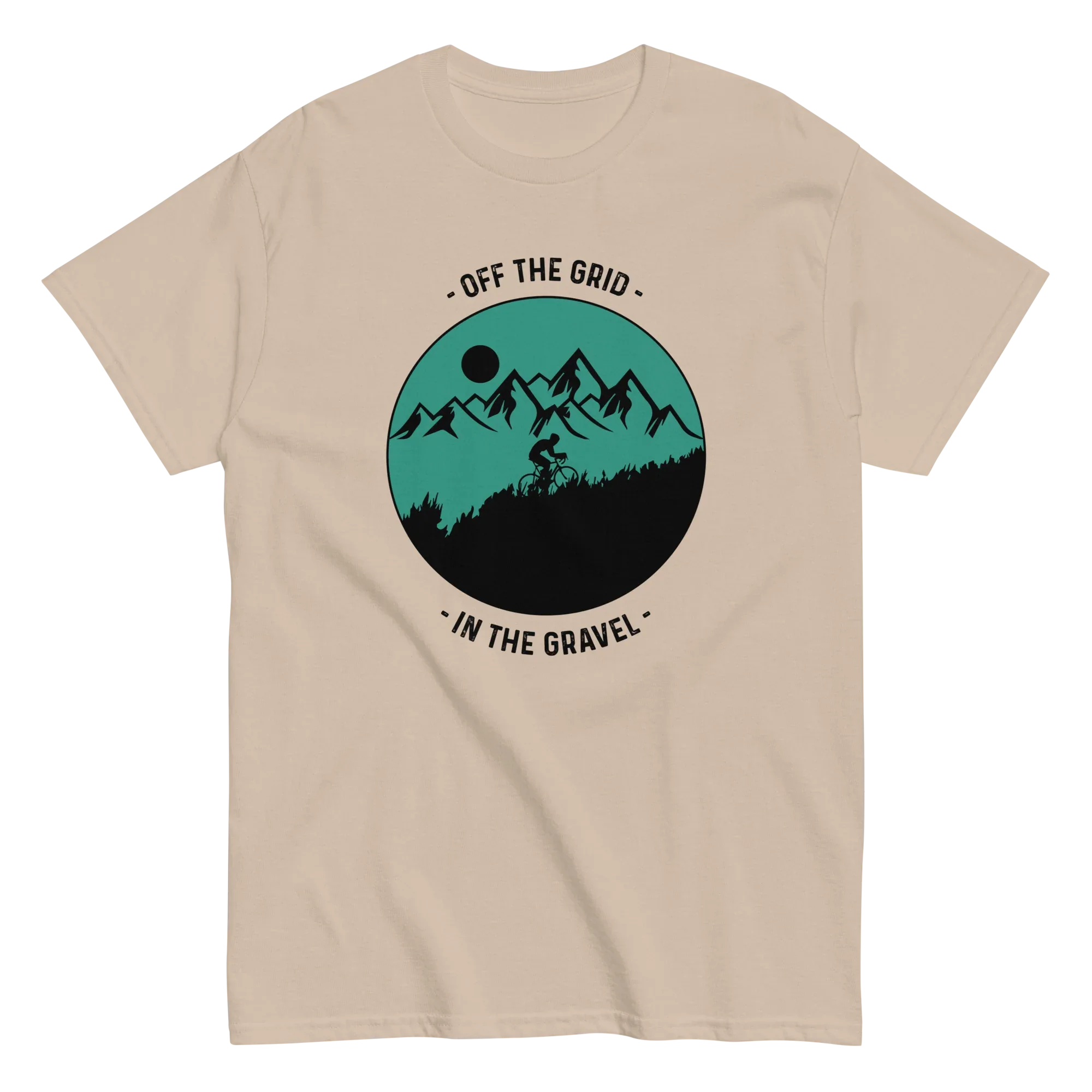 OFF THE GRID unisex t-shirt - - Bicycle t-shirts - Printoo Shop