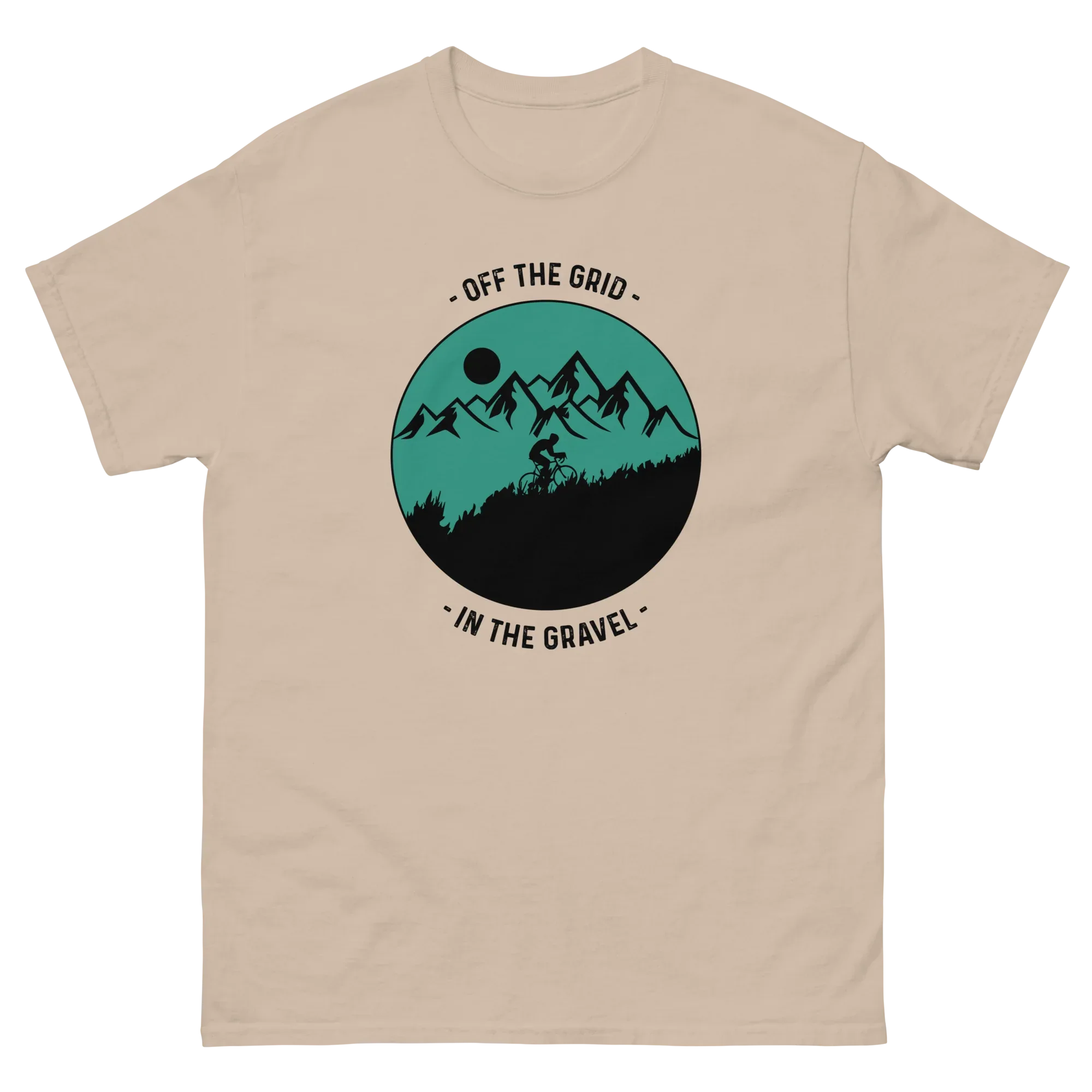 OFF THE GRID unisex t-shirt - Printoo Shop - - bicycle, t-shirt, unisex, Unisex Classic Tee | Gildan 5000