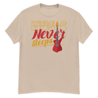 MUSIC NEVER SLEEPS unisex t-shirt - - Music t-shirts - Printoo Shop