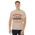 COFFEE IS THE BEST MORNING MOTIVATION unisex t-shirt - - - Printoo Shop