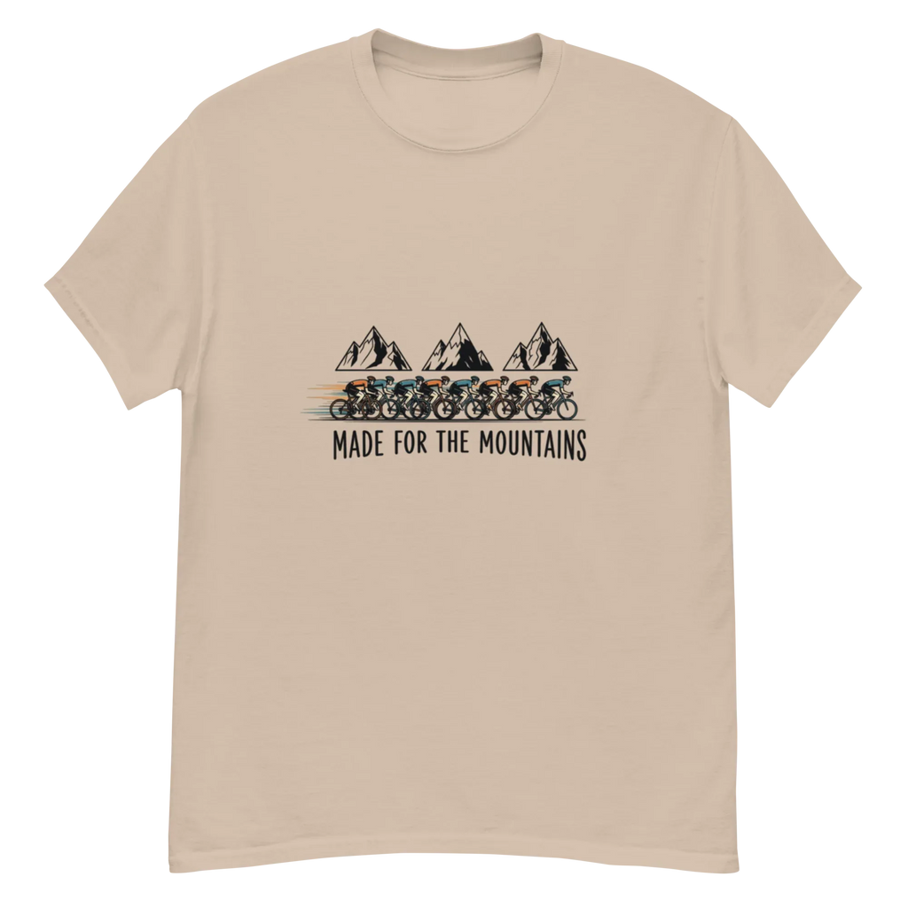 MADE FOR THE MOUNTAINS unisex t-shirt - Printoo Shop - - bicycle t-shirts, t-shirt, Tour de France, unisex, Unisex Classic Tee | Gildan 5000