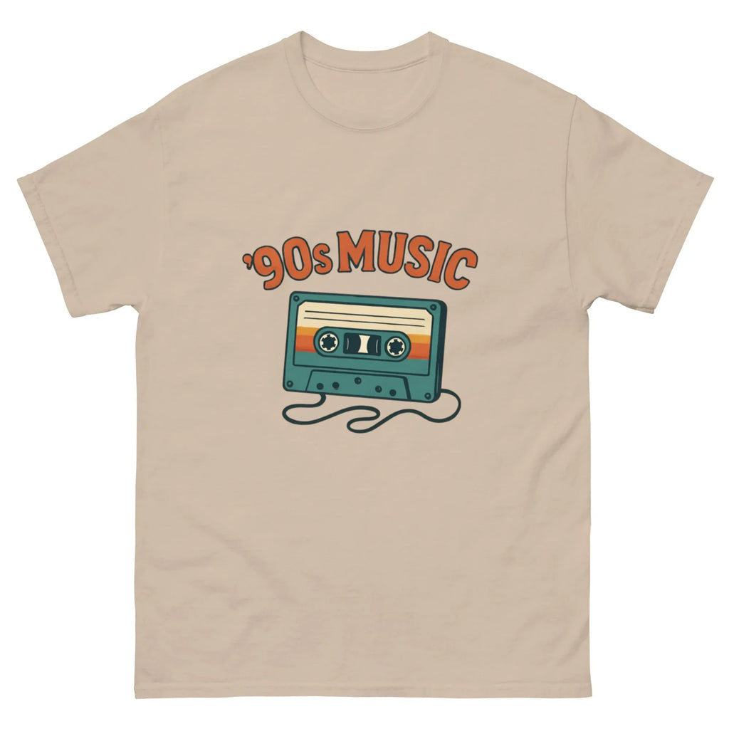 90s MUSIC LOVER unisex t-shirt - Printoo Shop - - Music t-shirt, unisex, Unisex Classic Tee | Gildan 5000