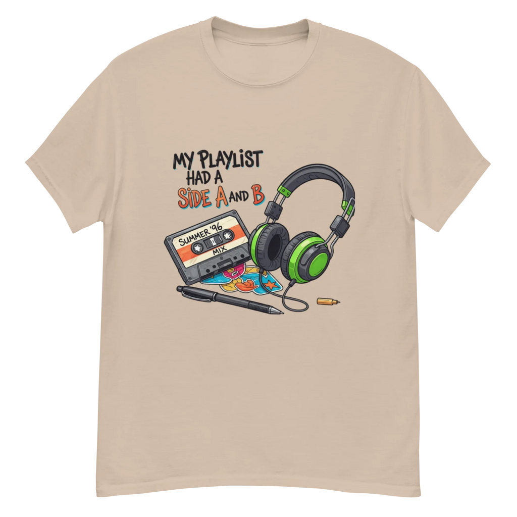 A SIDE AND B unisex t-shirt - Printoo Shop - - Music t-shirt, Retro & Synthwave T-Shirts, t-shirt, unisex, Unisex Classic Tee | Gildan 5000