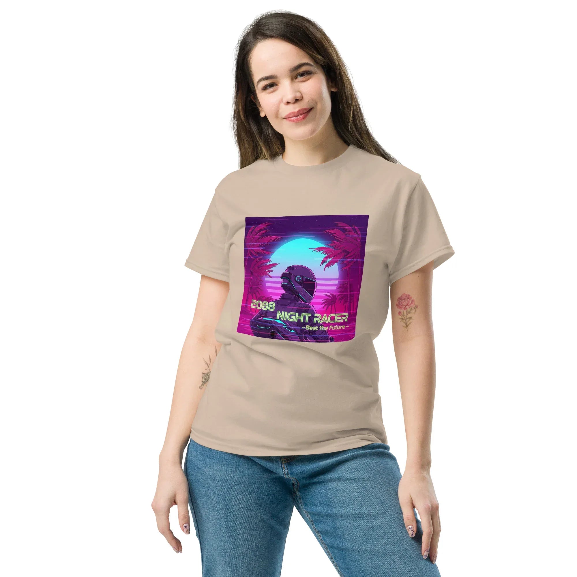 NIGHT RACER unisex t-shirt - - - Printoo Shop