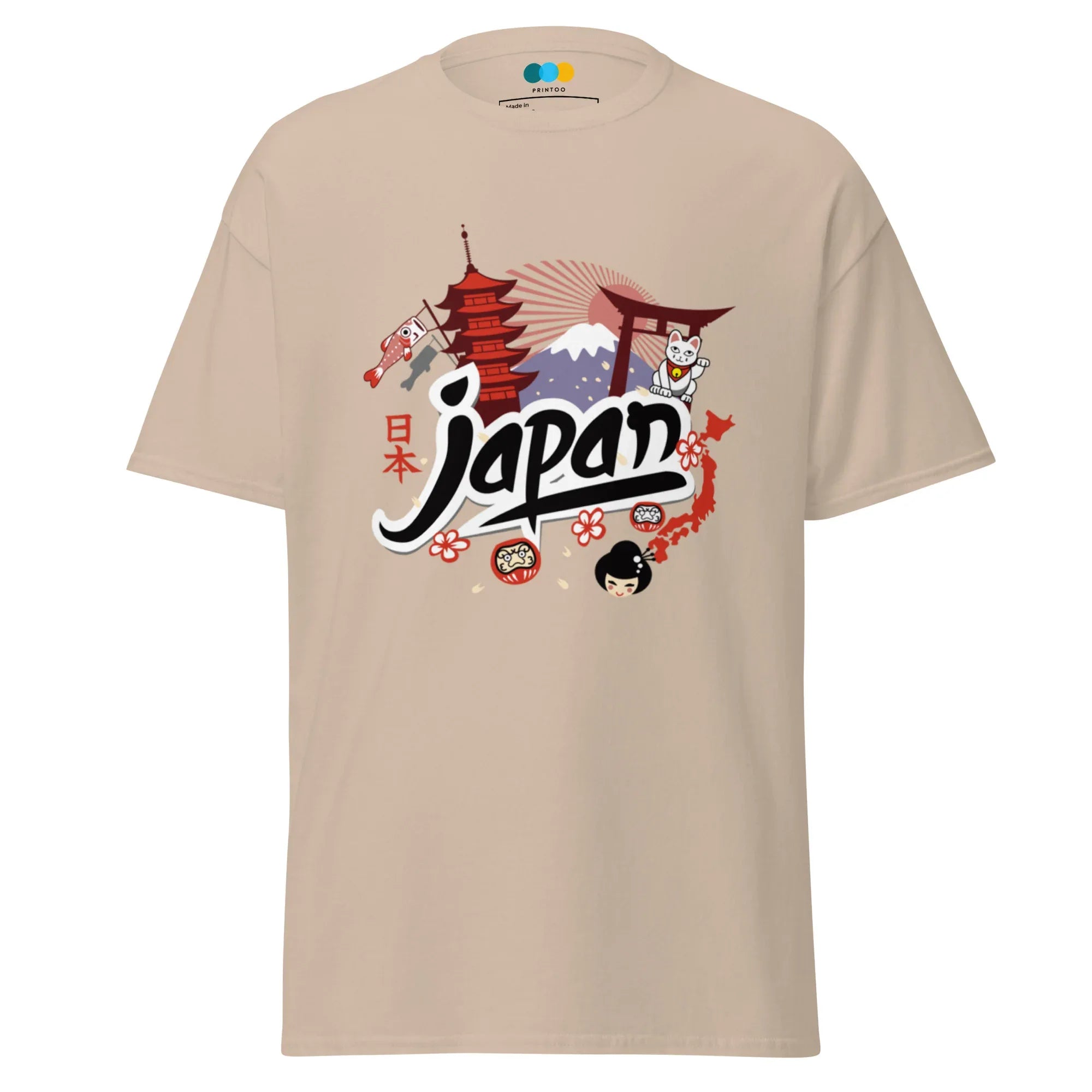 JAPAN HERITAGE ART men’s t-shirt - Dark Chocolate / S - Printoo Shop - 6295336_15837