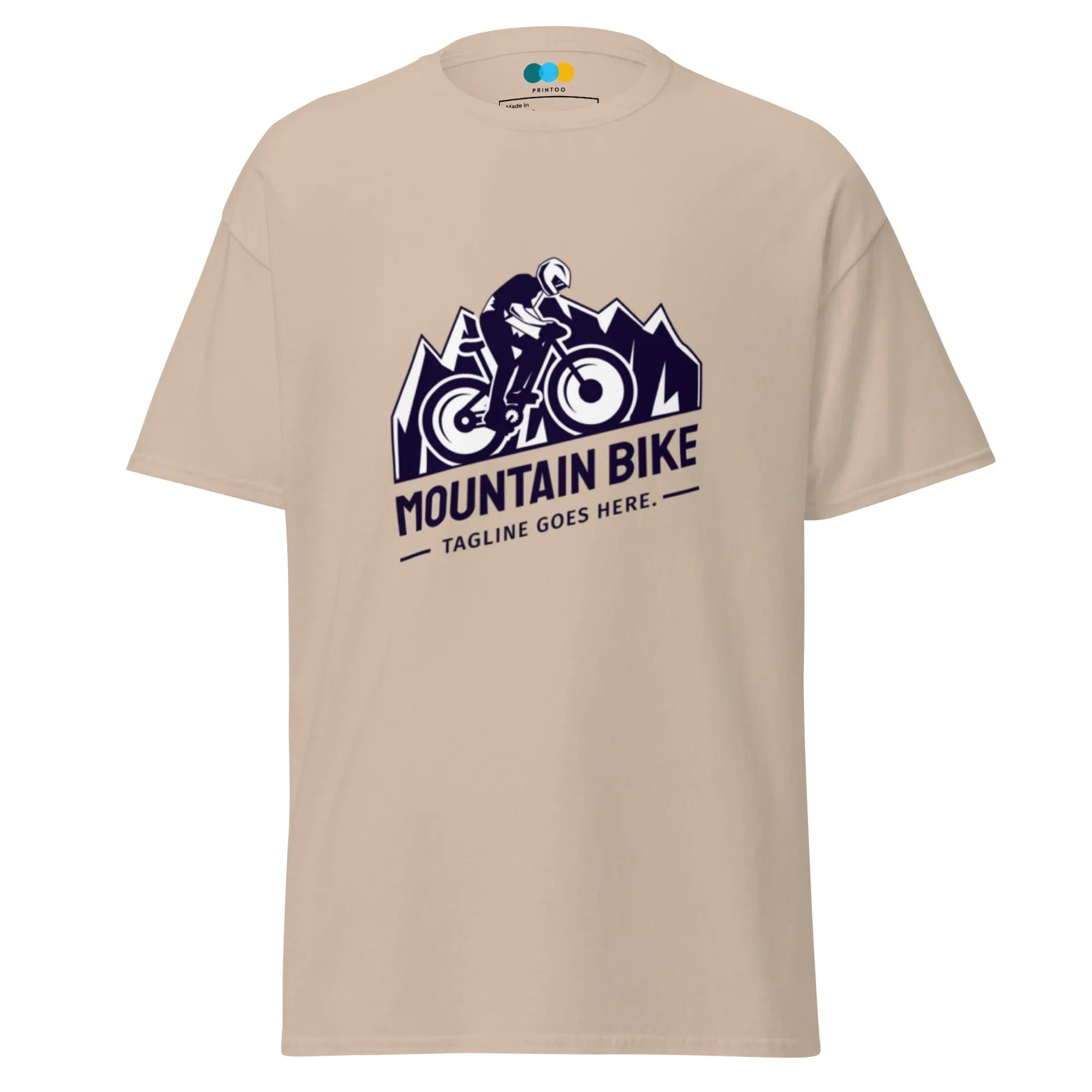 PEAK TRAIL RIDER men’s t-shirt - Sapphire / S - Printoo Shop - 6938718_21659