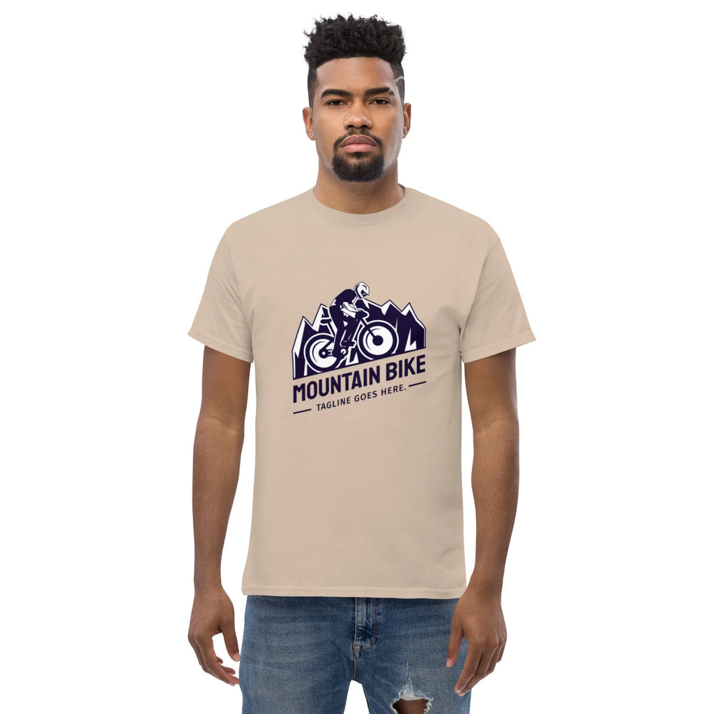 PEAK TRAIL RIDER men’s t-shirt - Sapphire / S - Printoo Shop - 6938718_21659