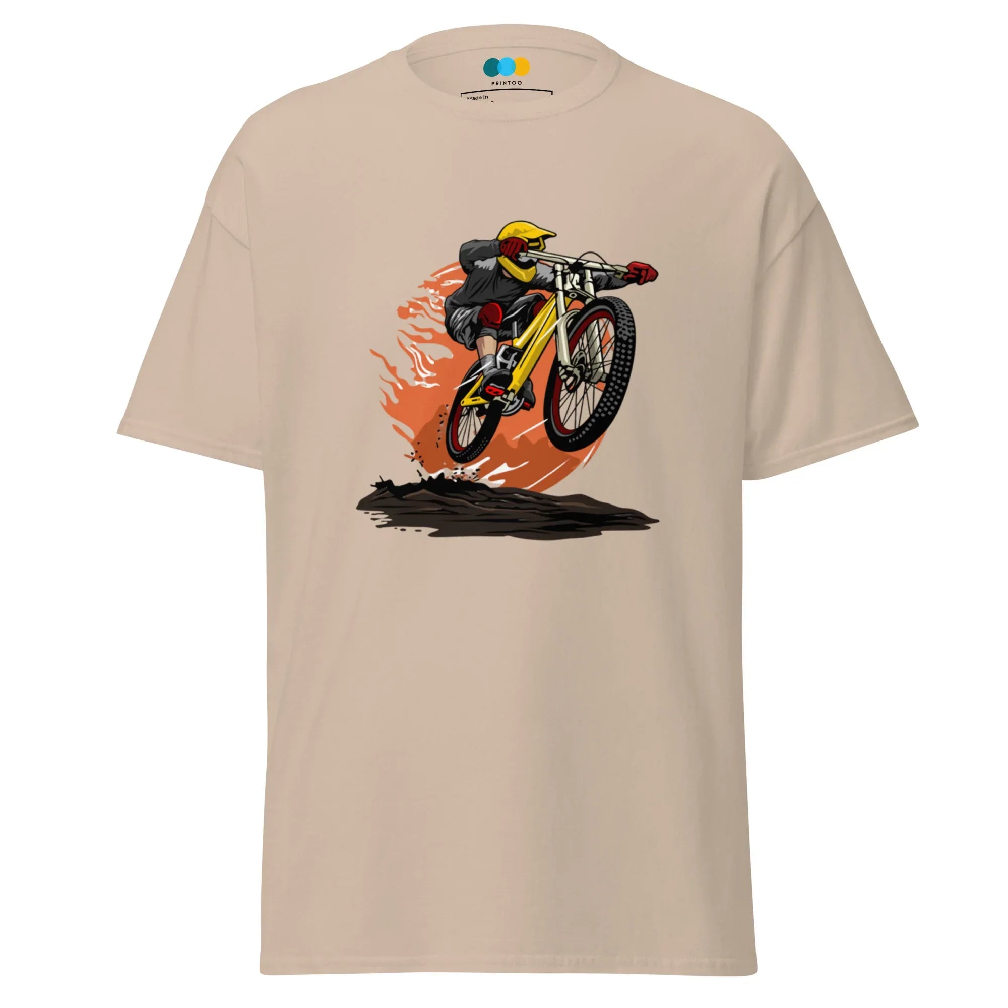 DOWNHILL ADRENALINE men’s t-shirt - Military Green / S - Printoo Shop - 2219644_15867