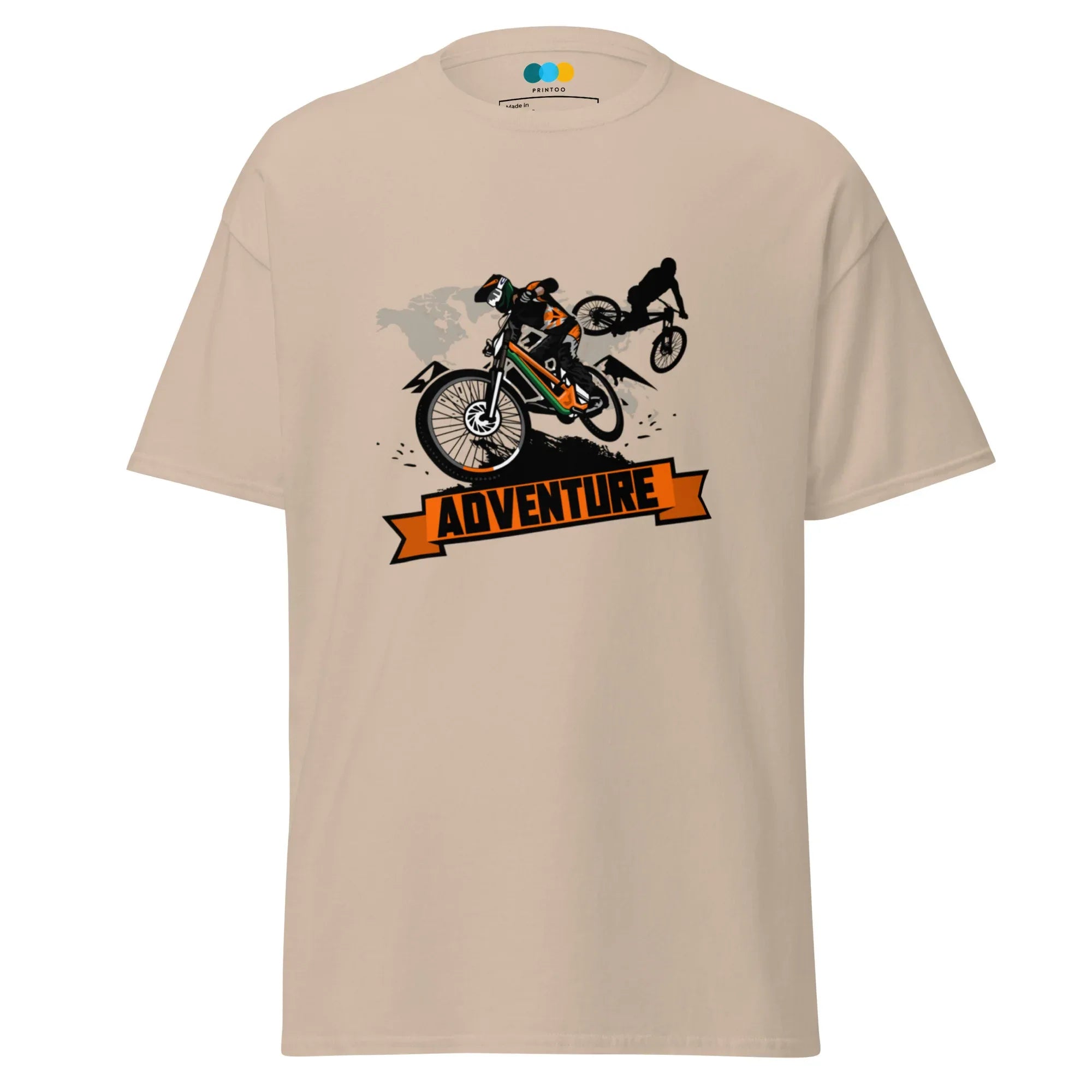 NO BRAKES NO RULES men’s t-shirt - Military Green / S - Printoo Shop - 3188140_15867