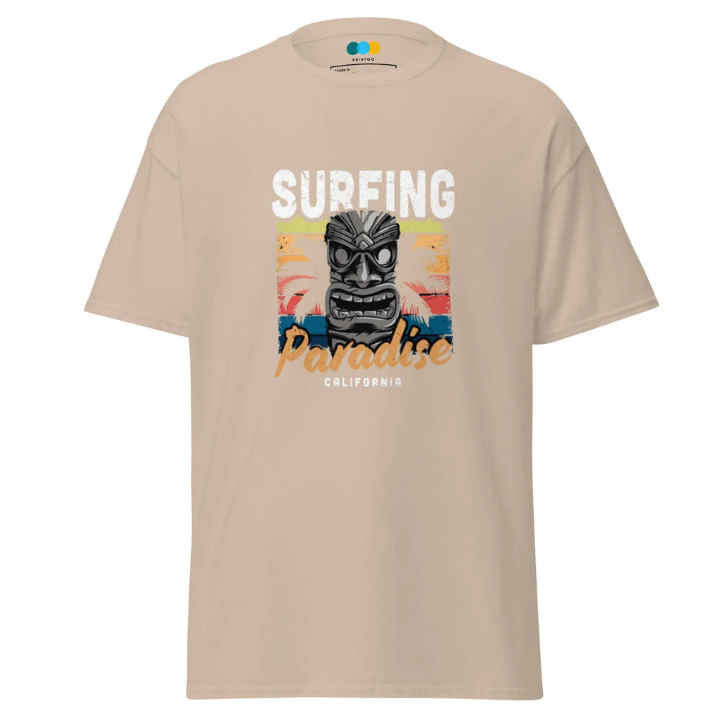SURFING PARADISE men’s t-shirt - Sapphire / S - Printoo Shop - 8231181_21659
