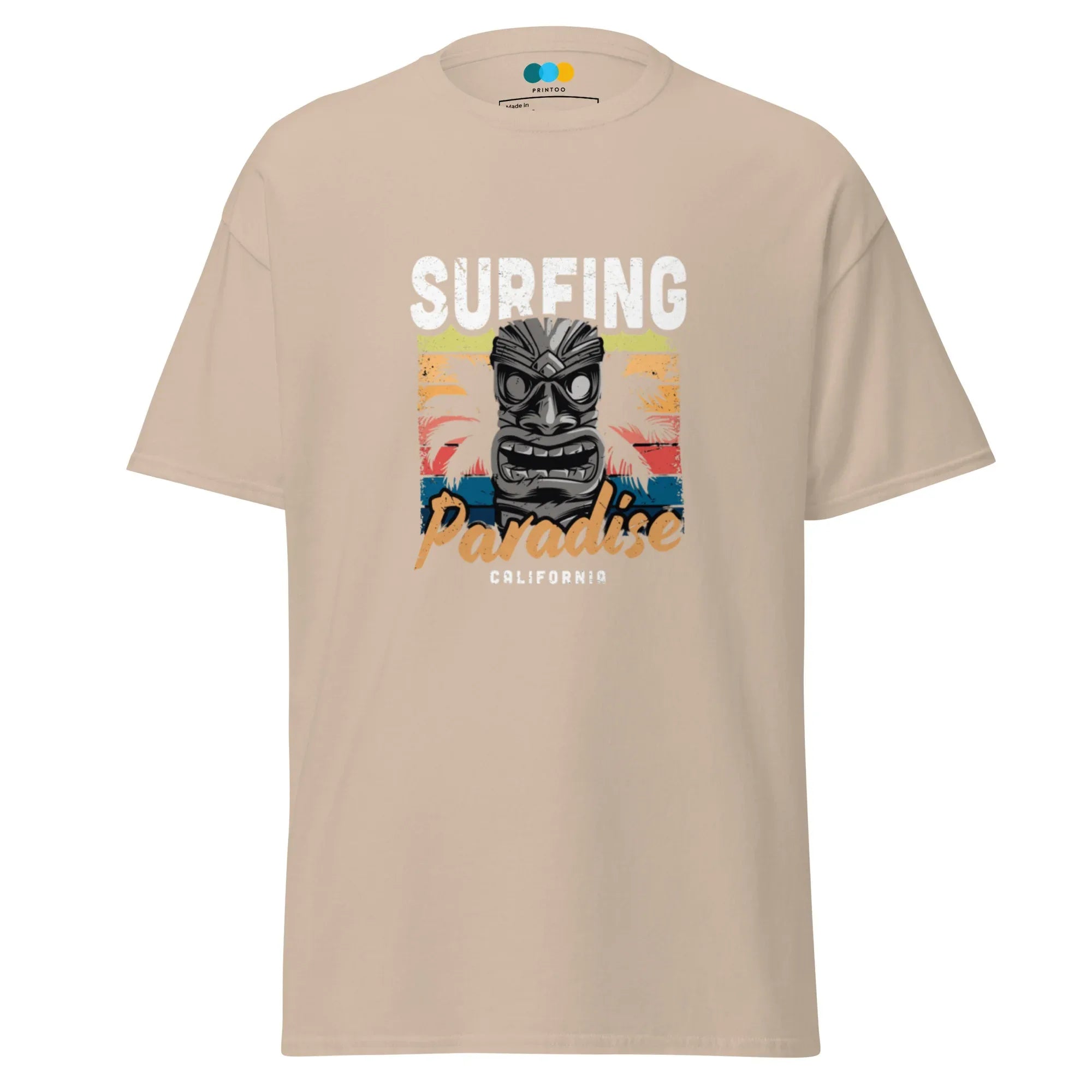 SURFING PARADISE men’s t-shirt - Sapphire / S - Printoo Shop - 8231181_21659