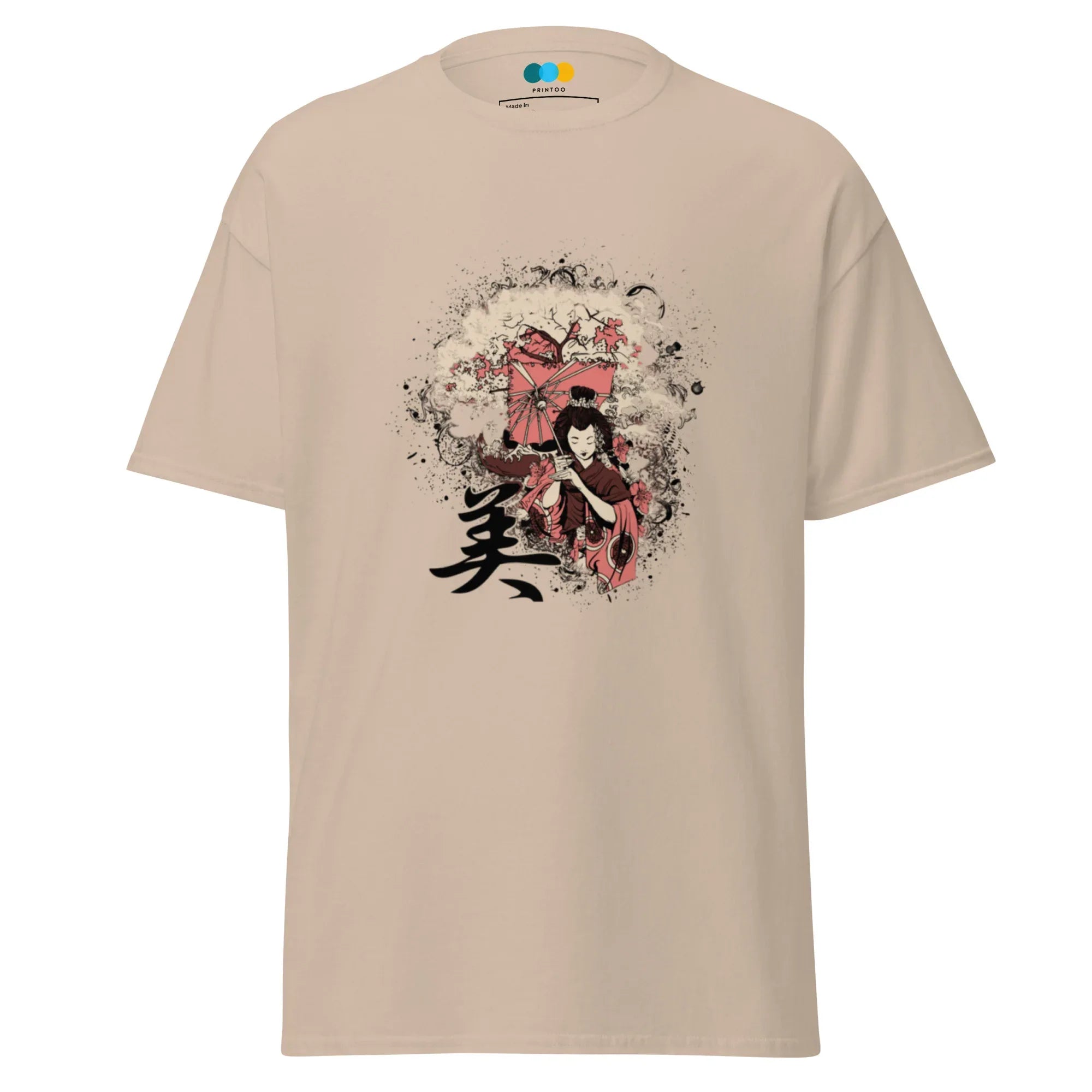 JAPANISCHE SCHÖNHEIT Damen T-Shirt - Rot / S - Printoo Shop - 8238334_11566