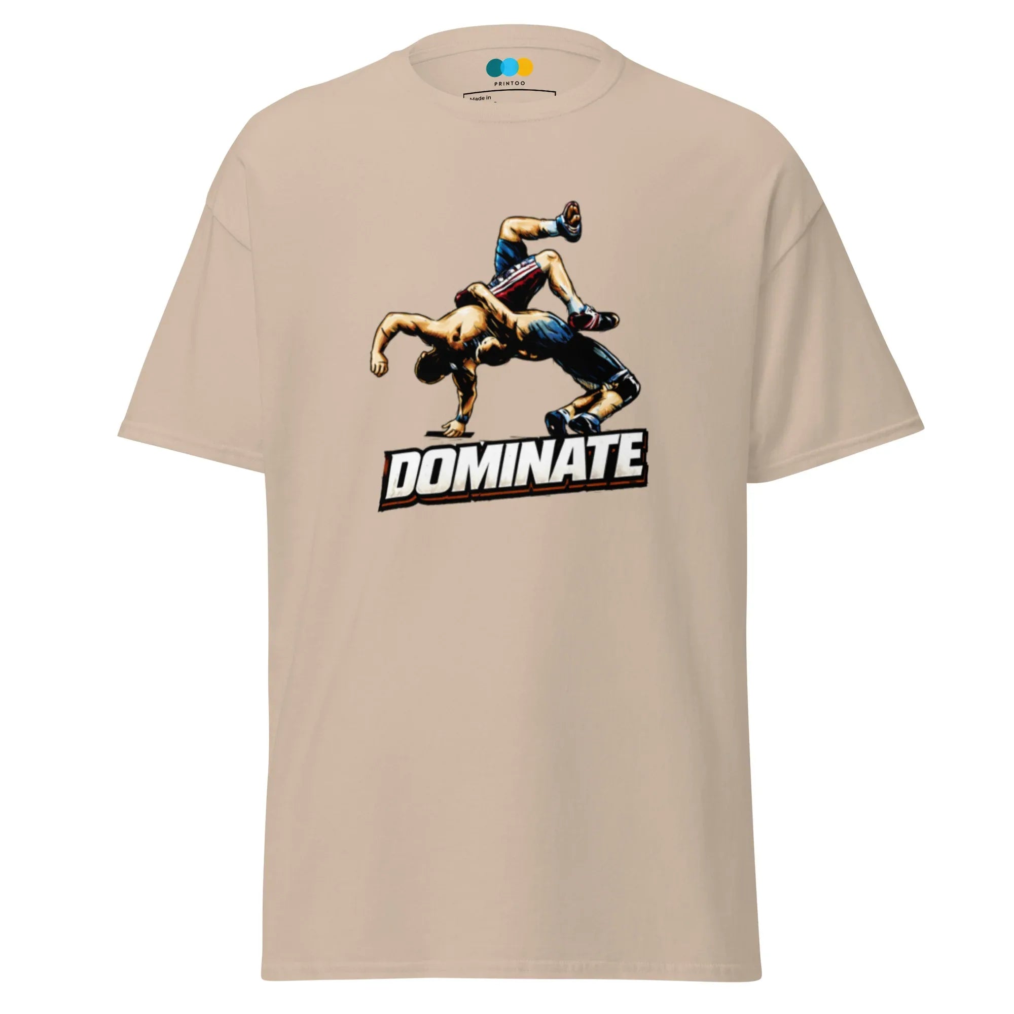 DOMINATE men’s t-shirt - Black / S - Printoo Shop - 5846761_11546
