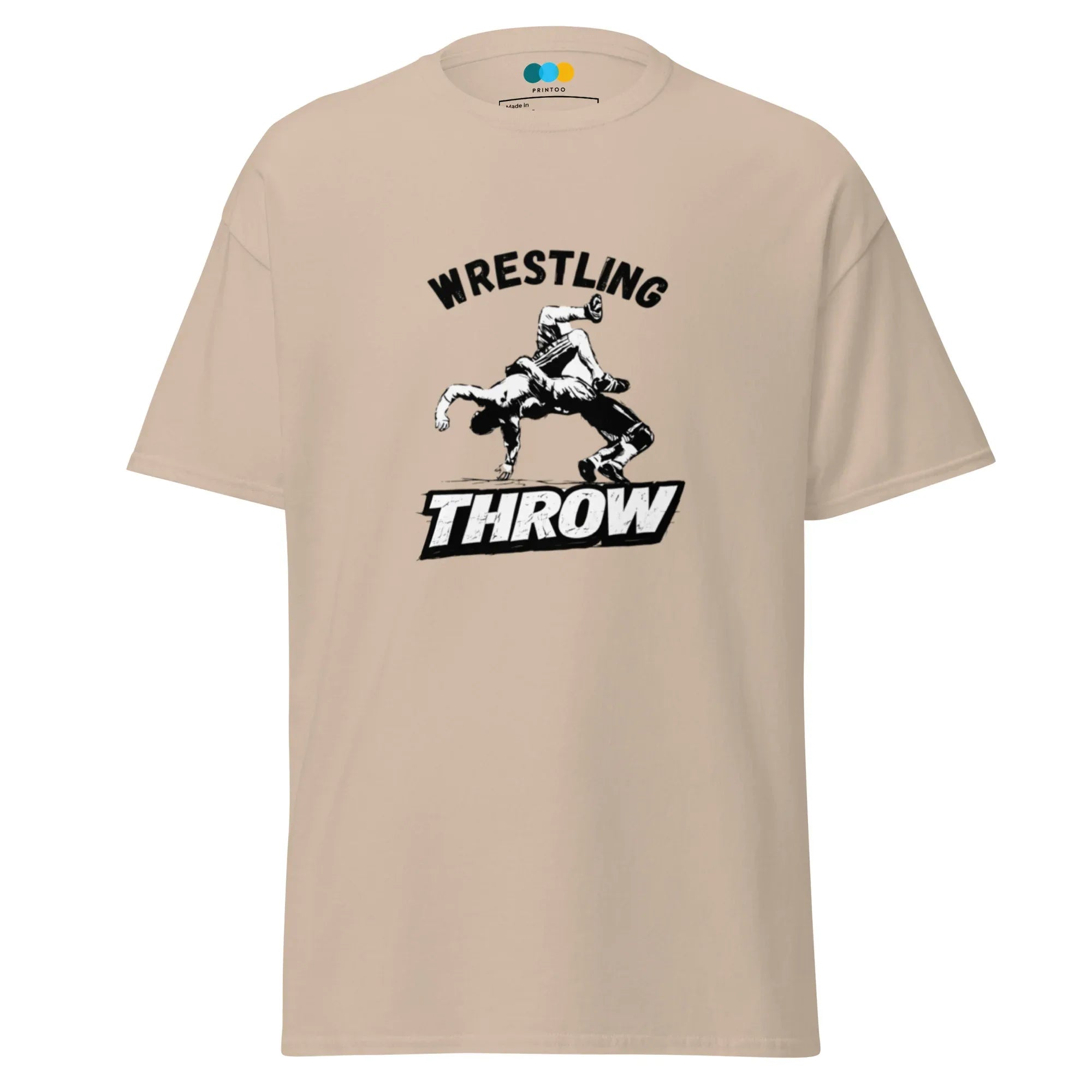 WRESTLING THROW men’s t-shirt - Red / S - Printoo Shop - 3560082_11566
