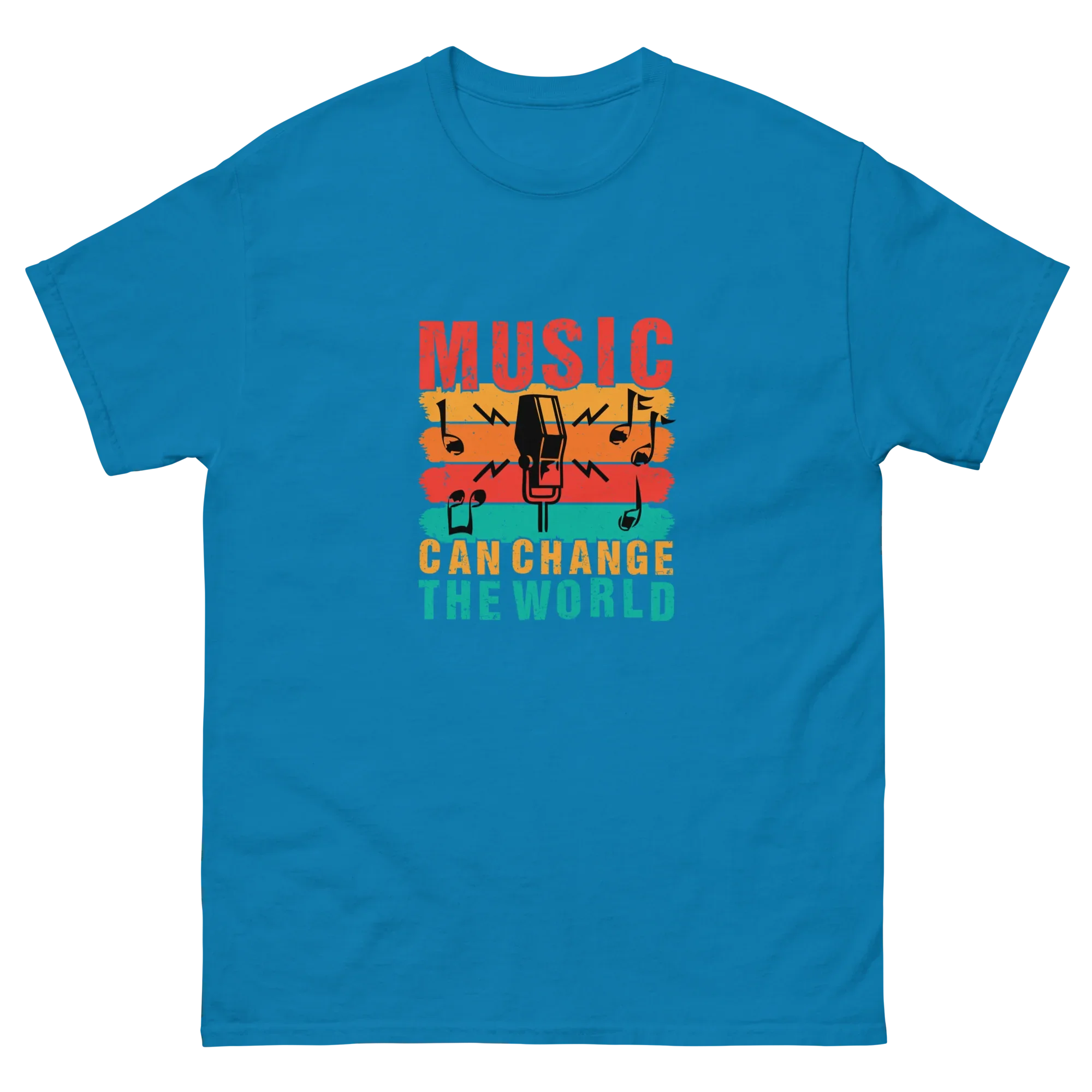 MUSIC CAN CHANGE THE WORLD unisex t-shirt - - Music t-shirts - Printoo Shop