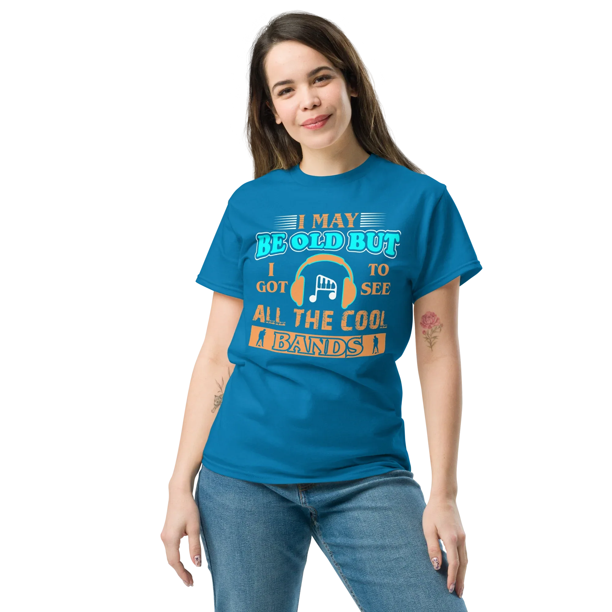 I MAY BE OLD unisex t-shirt - - Music t-shirts - Printoo Shop