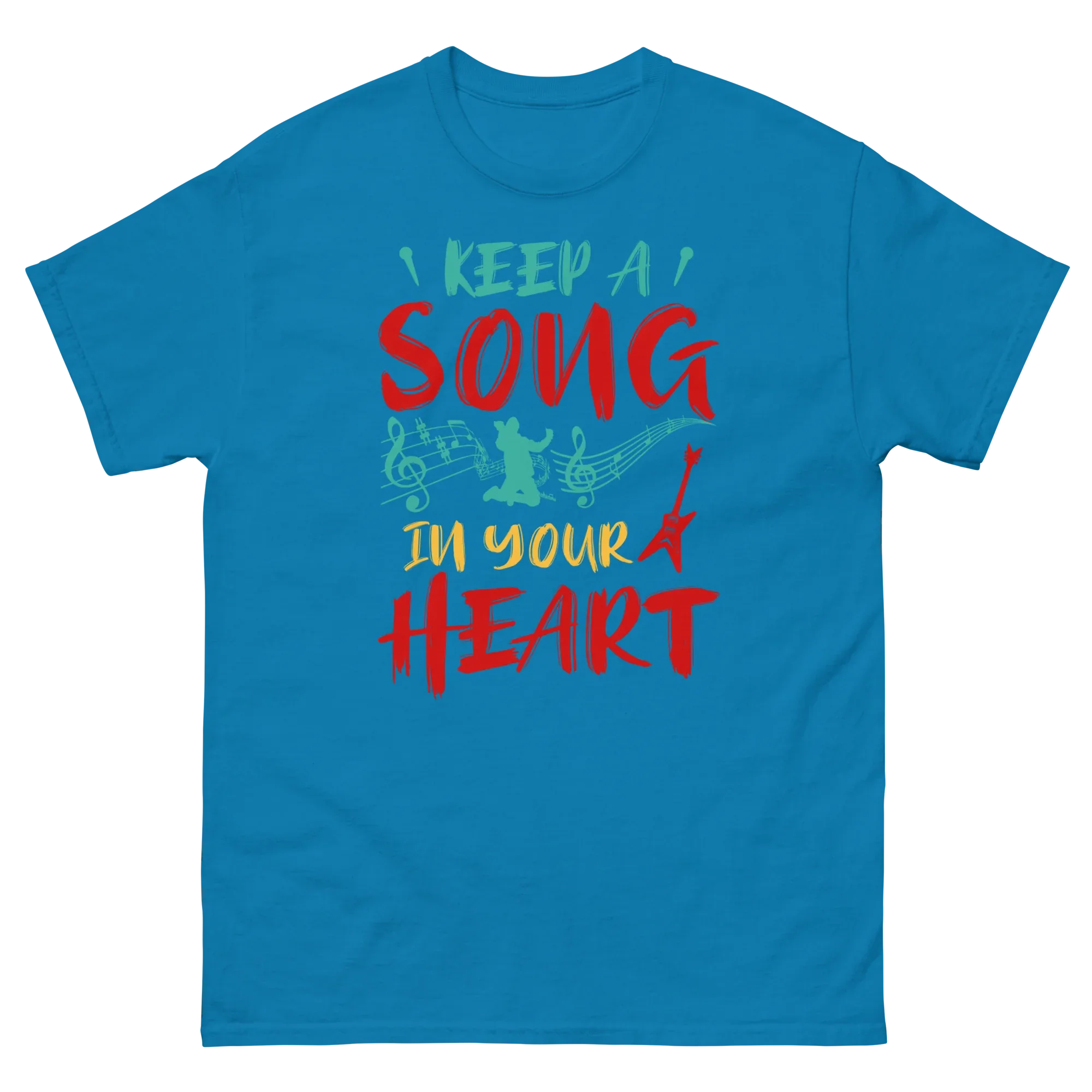 KEEP A SONG IN YOUR HEART unisex t-shirt - Printoo Shop - - 037.png, Music t-shirt, t-shirt, unisex, Unisex Classic Tee | Gildan 5000