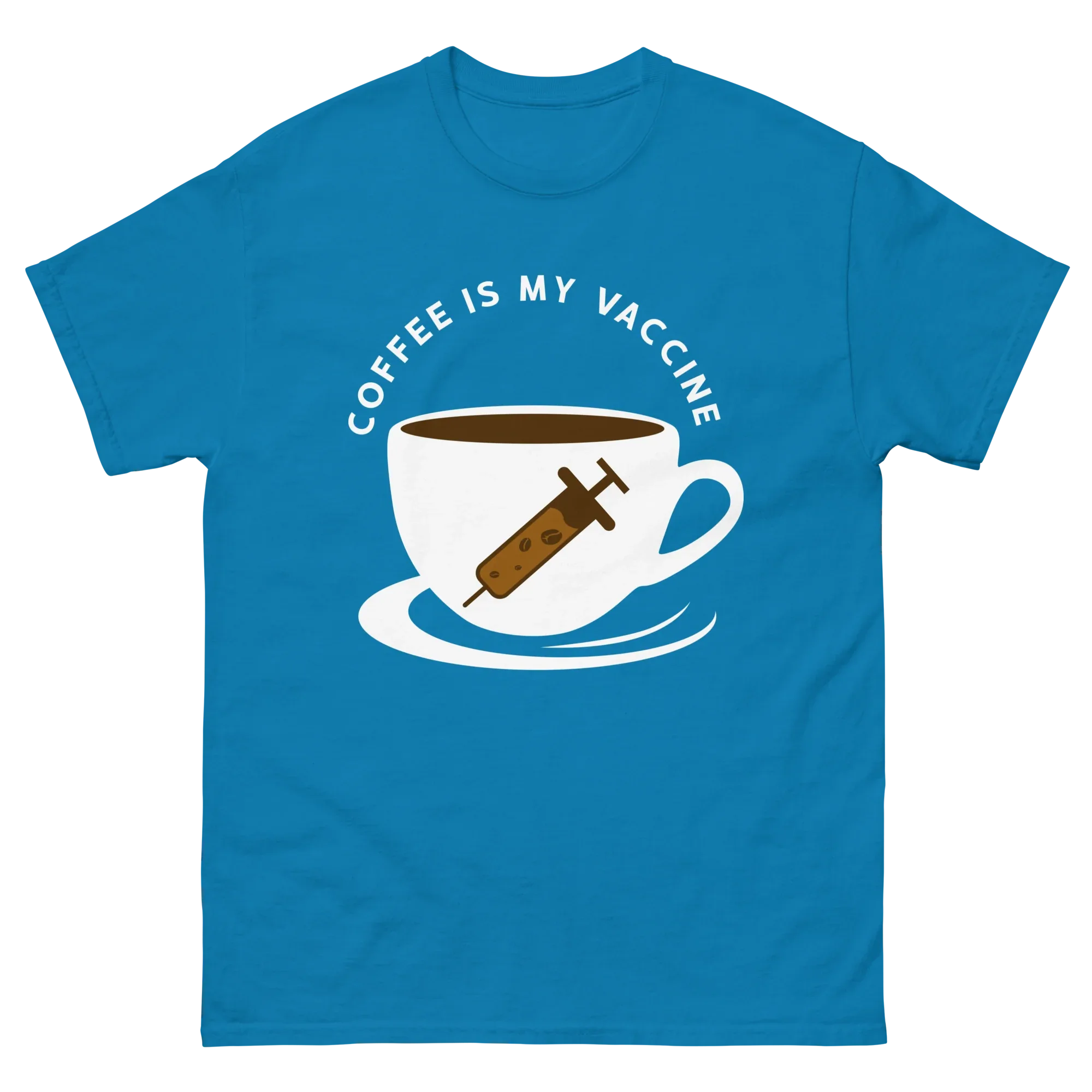 COFFEE IS THE BEST MORNING MOTIVATION unisex t-shirt - Printoo Shop - - t-shirt, unisex, Unisex Classic Tee | Gildan 5000