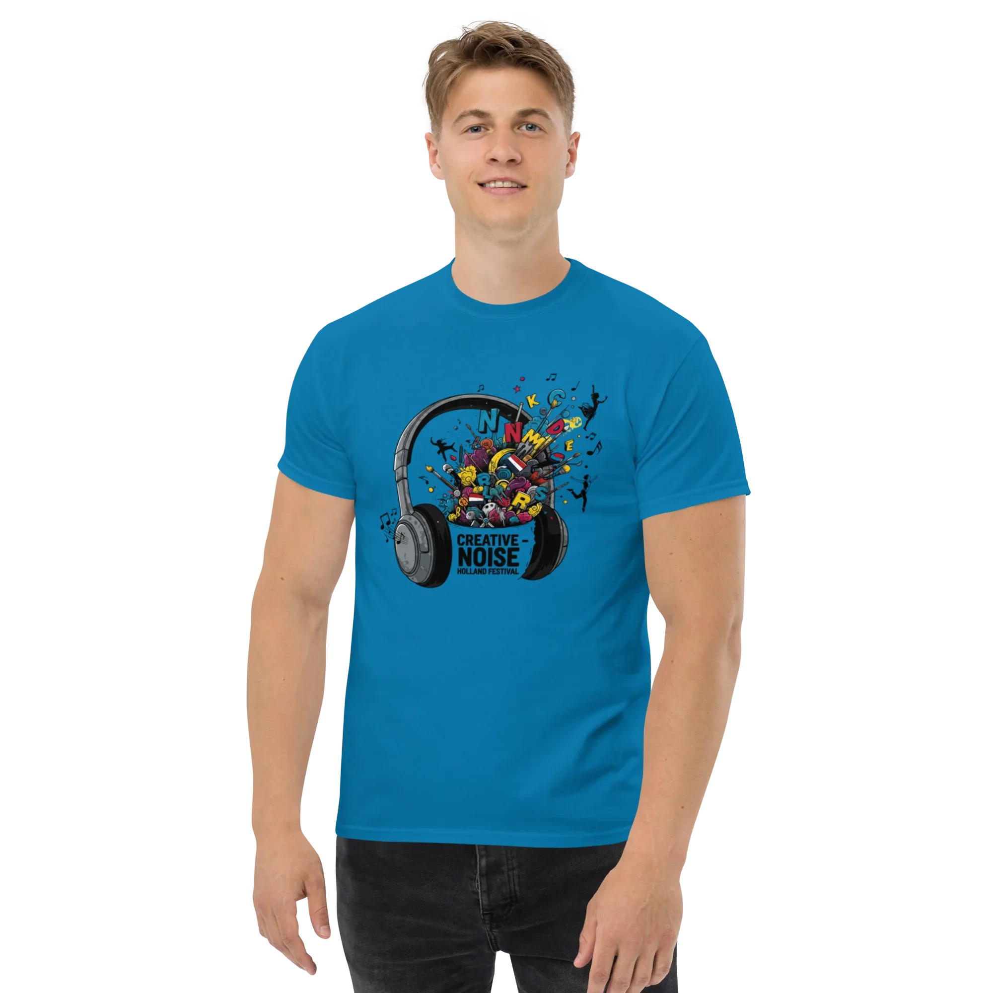 CREATIVE NOISE STATEMENT unisex t-shirt - Printoo Shop - - Music t-shirt, t-shirt, unisex, Unisex Classic Tee | Gildan 5000