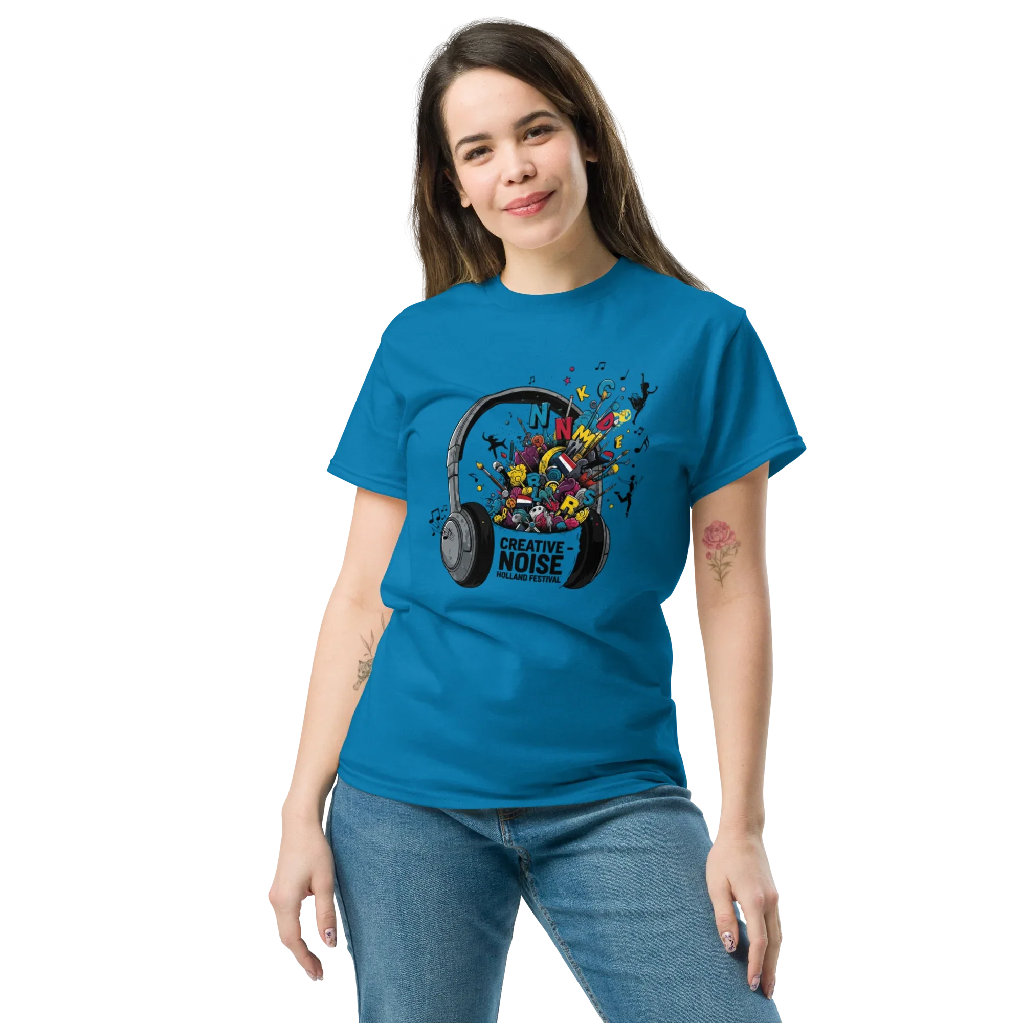 CREATIVE NOISE STATEMENT unisex t-shirt - Printoo Shop - - Music t-shirt, t-shirt, unisex, Unisex Classic Tee | Gildan 5000