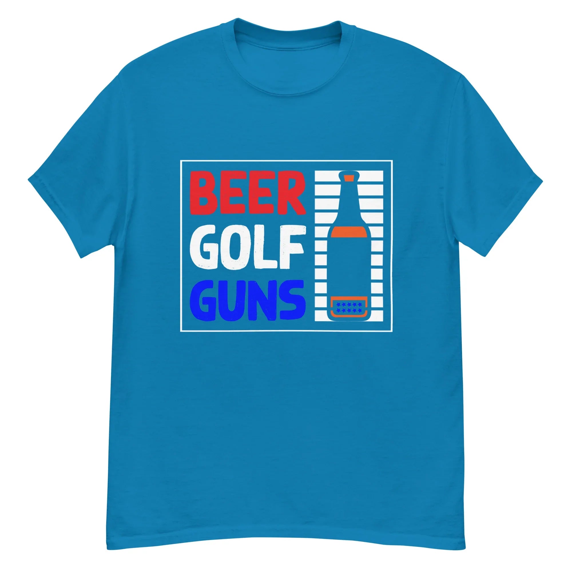 BEER GOLF GUNS unisex t-shirt - Printoo Shop - - Alcohol, beer, t-shirt, unisex, Unisex Classic Tee | Gildan 5000
