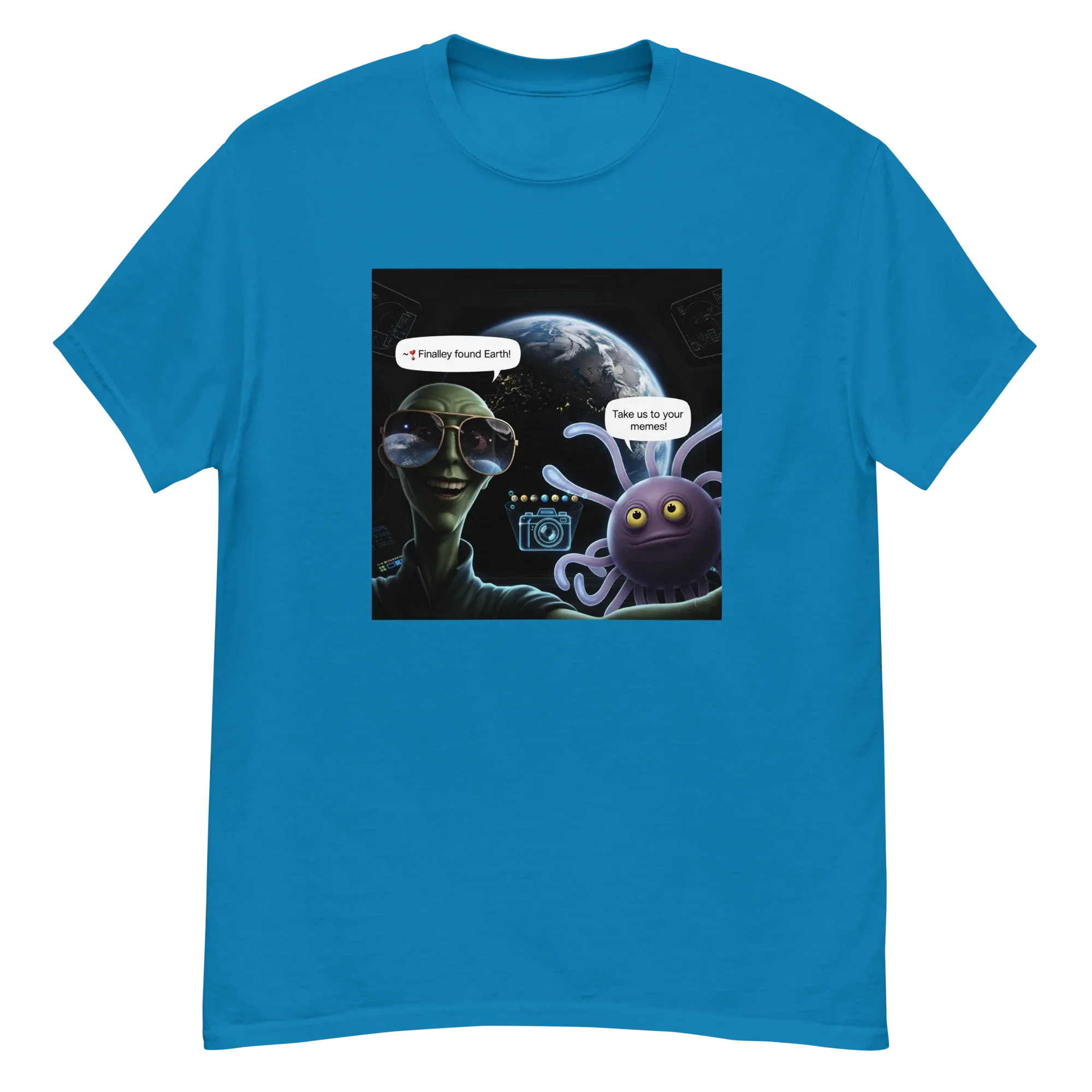 FINALLY FOUND EARTH unisex t-shirt - Printoo Shop - - Astronomy, Fantasy, t-shirt, unisex, Unisex Classic Tee | Gildan 5000