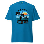 BEACH VIBES ONLY men’s t-shirt - Sapphire / S - Printoo Shop - 5821647_21659