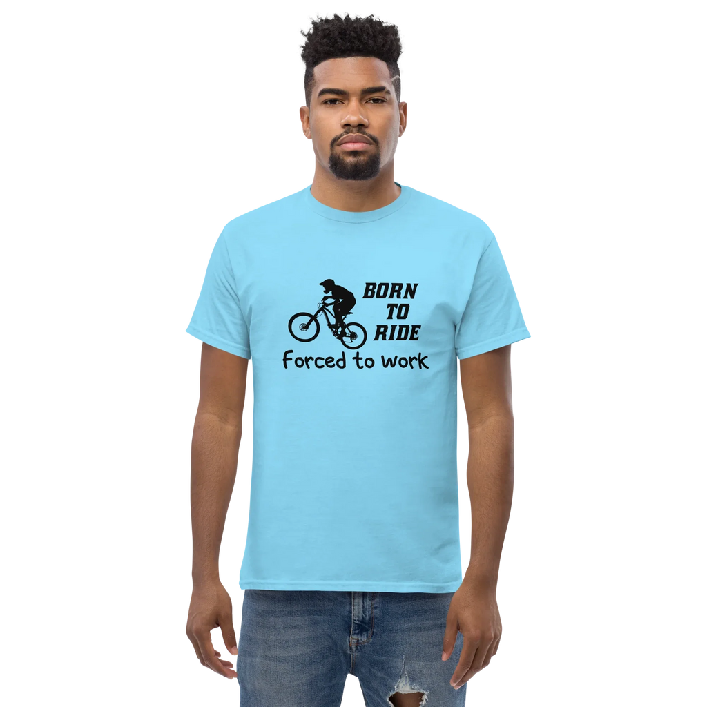 BORN TO RIDE unisex t-shirt - - Bicycle t-shirts - Printoo Shop