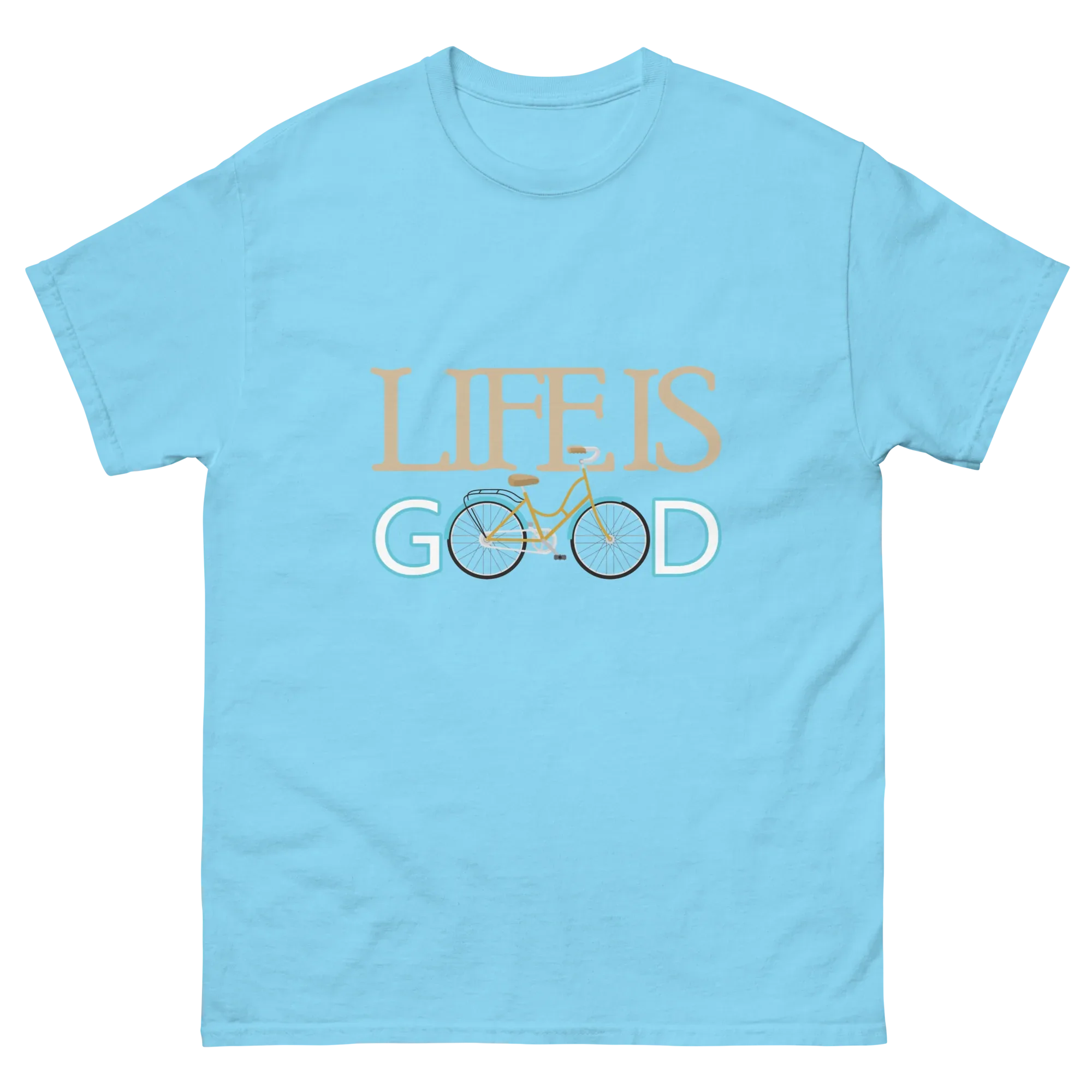 LIFE IS GOOD unisex t-shirt - - Bicycle t-shirts - Printoo Shop