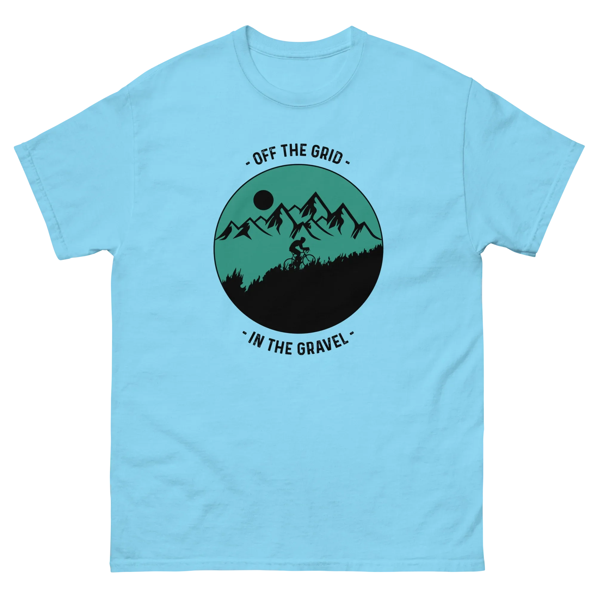 OFF THE GRID unisex t-shirt - Printoo Shop - - bicycle, t-shirt, unisex, Unisex Classic Tee | Gildan 5000