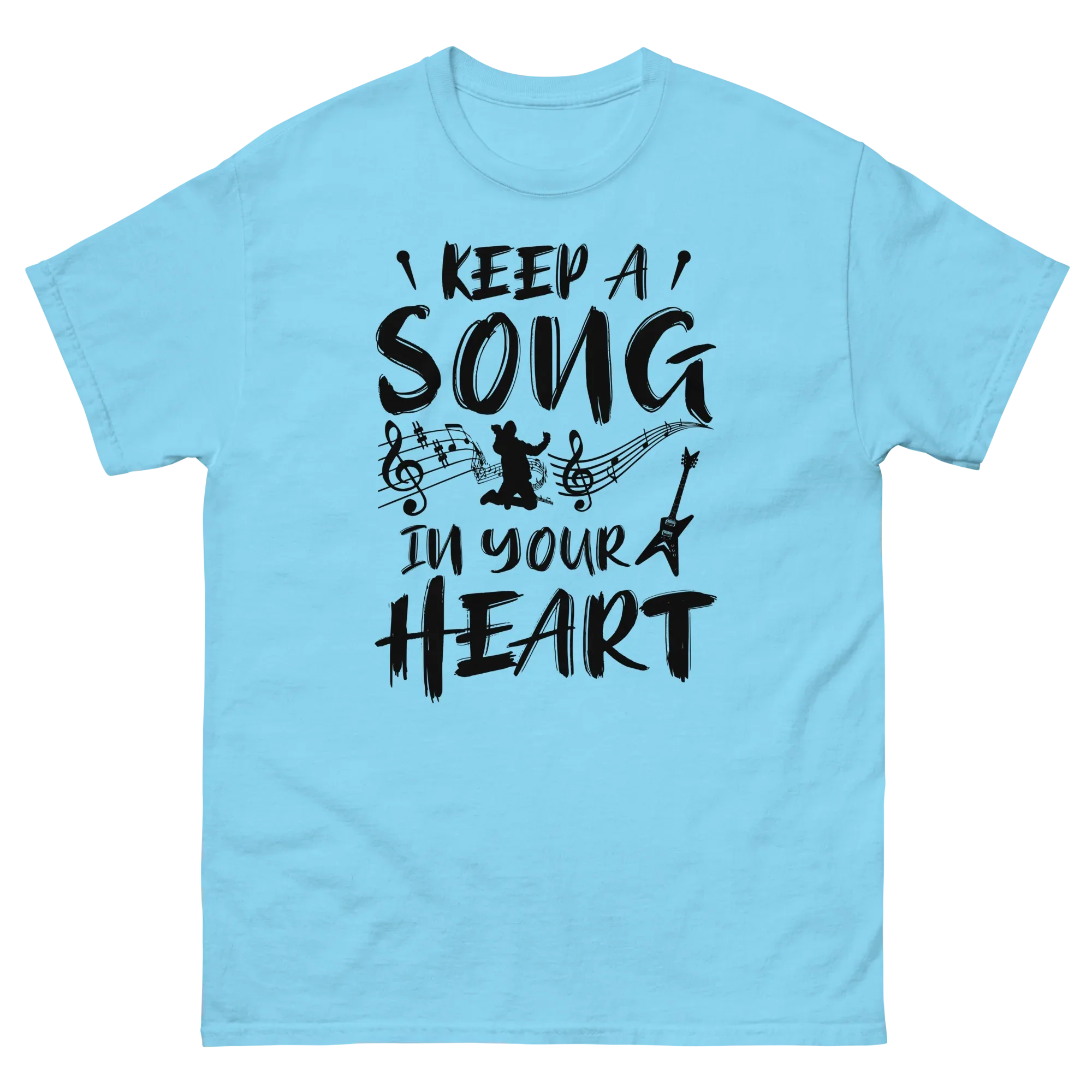 KEEP A SOUND IN YOUR HEART unisex t-shirt - Printoo Shop - - 035.png, Music t-shirt, t-shirt, unisex, Unisex Classic Tee | Gildan 5000