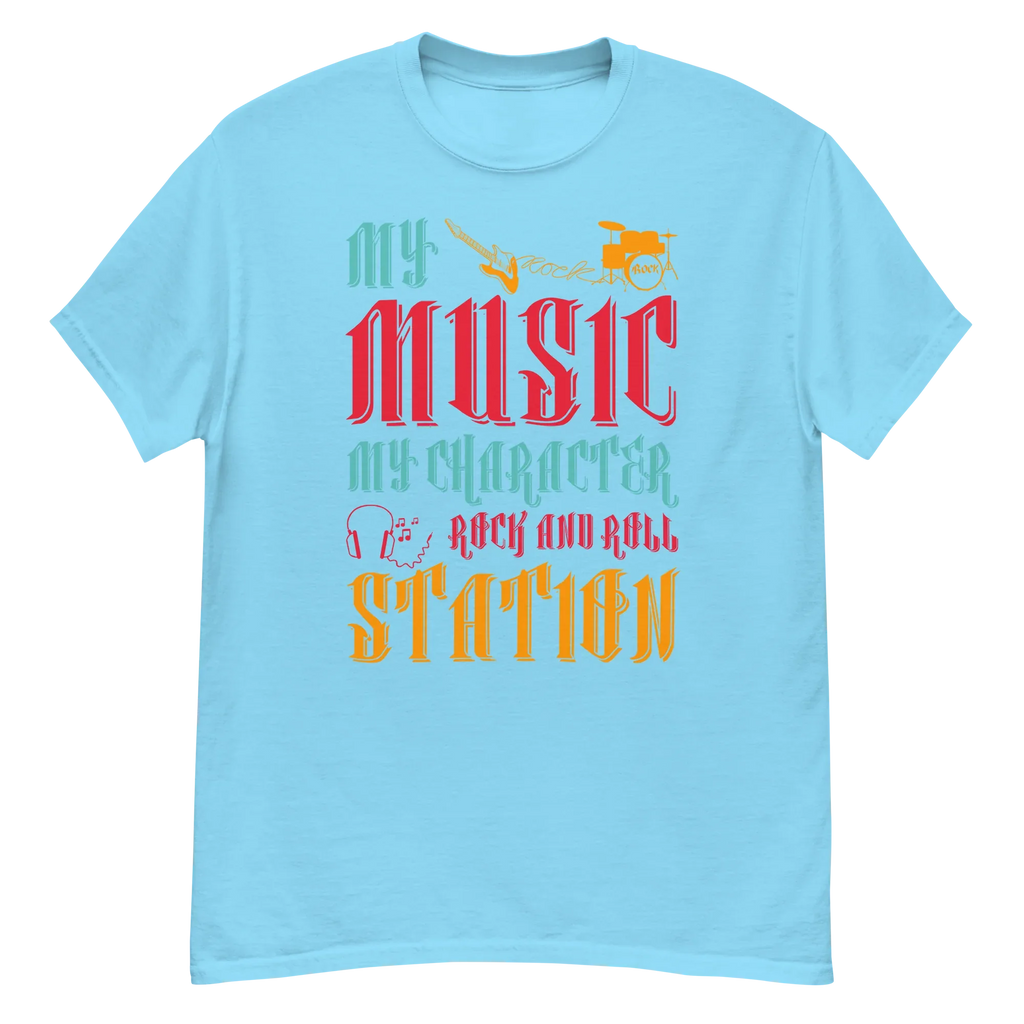 MY MUSIC MY CHARACTER unisex t-shirt - - Music t-shirts - Printoo Shop