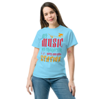 MY MUSIC MY CHARACTER unisex t-shirt - - Music t-shirts - Printoo Shop