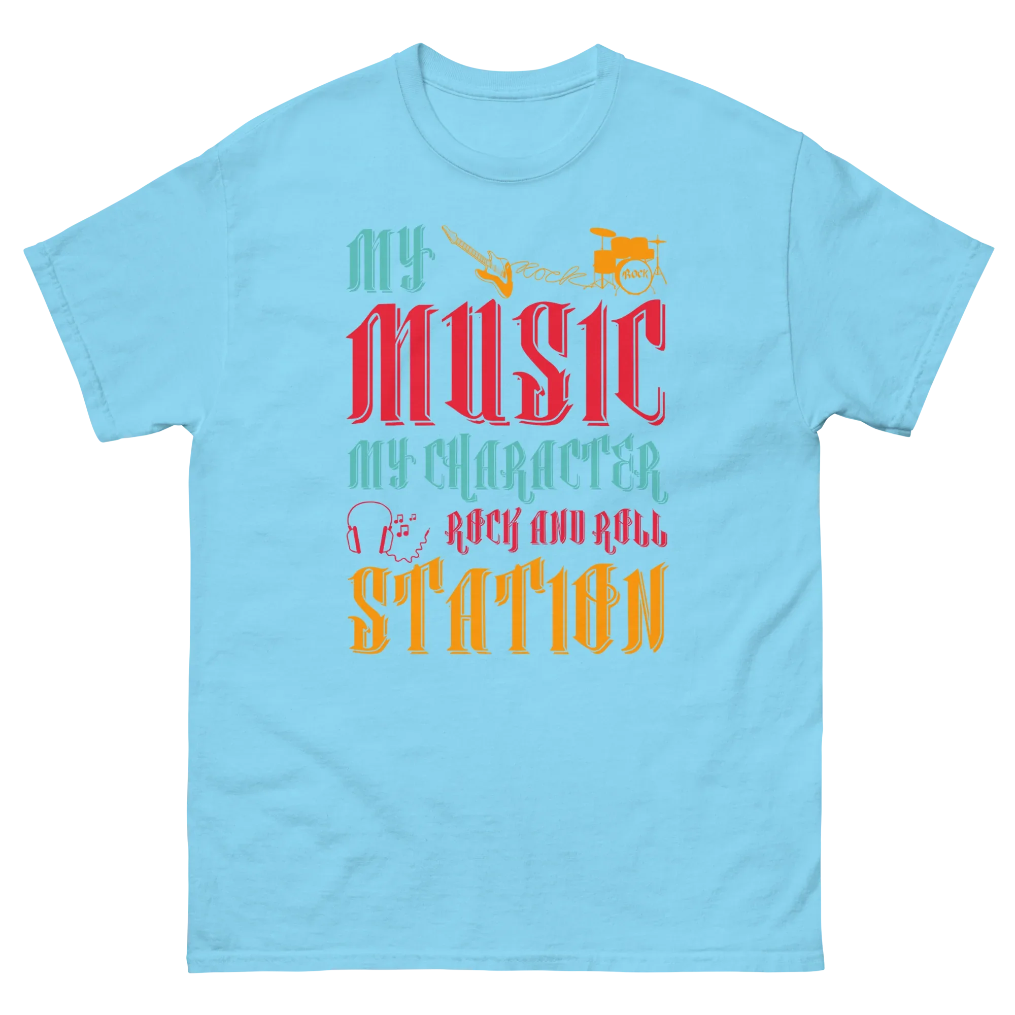 MY MUSIC MY CHARACTER unisex t-shirt - Printoo Shop - - 039.png, Music t-shirt, t-shirt, unisex, Unisex Classic Tee | Gildan 5000