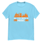 ALL YOU NEED IS MUSIC unisex t-shirt - - Music t-shirts - Printoo Shop