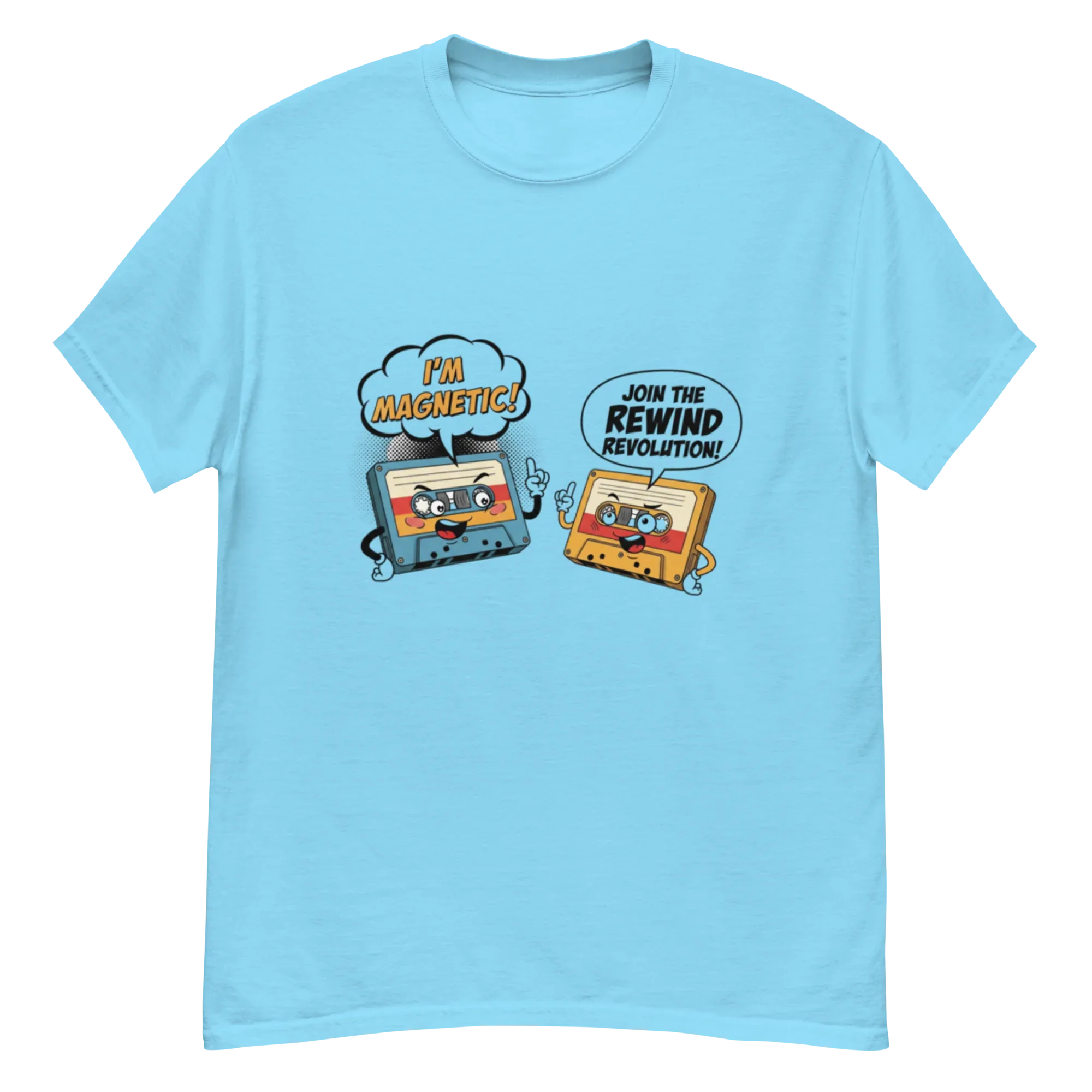 FUN RETRO CASSETTE unisex t-shirt - Printoo Shop - - Music t-shirt, Retro & Synthwave T-Shirts, unisex, Unisex Classic Tee | Gildan 5000