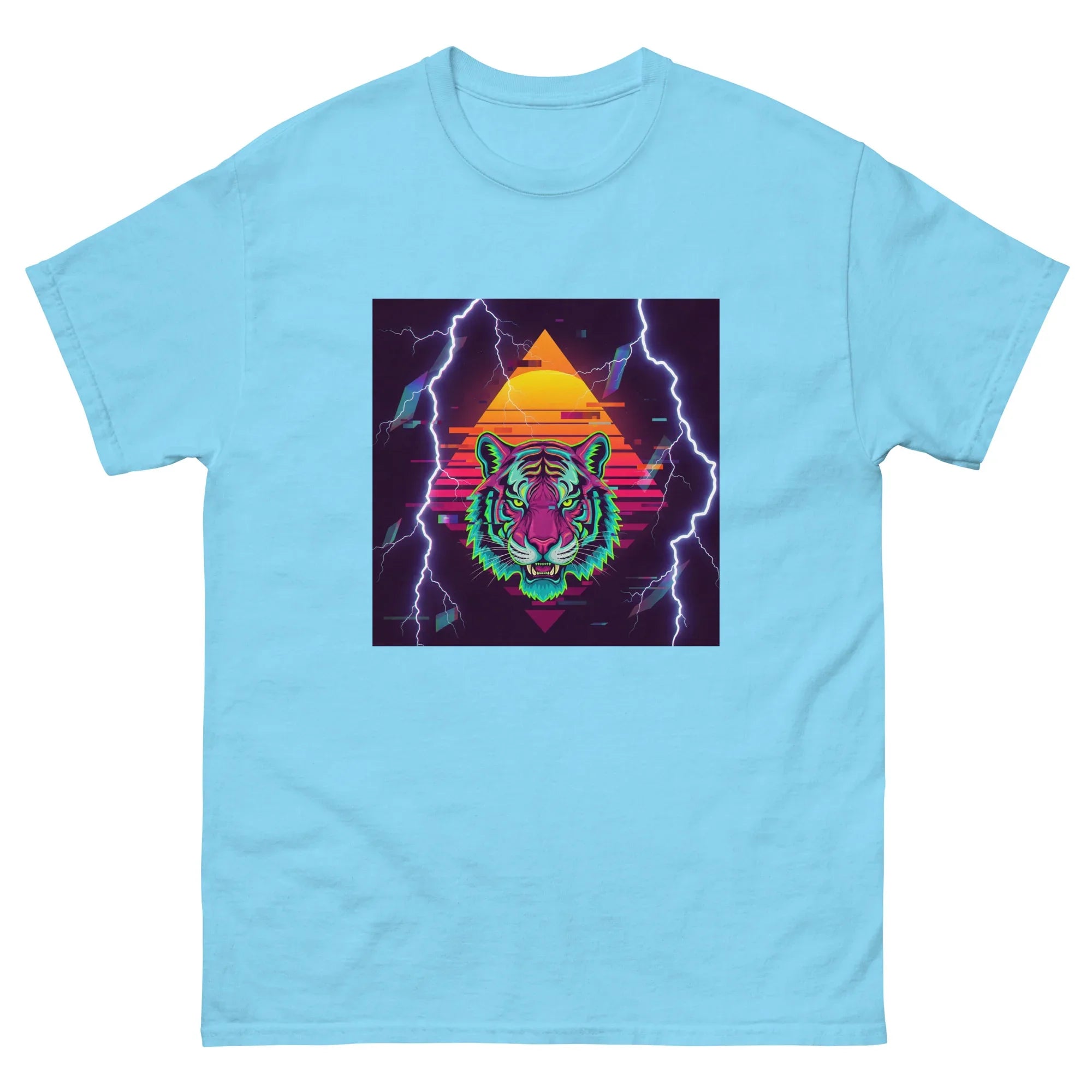 OF THE STORM SUNSET unisex t-shirt - Printoo Shop - - Retro & Synthwave T-Shirts, t-shirt, unisex, Unisex Classic Tee | Gildan 5000