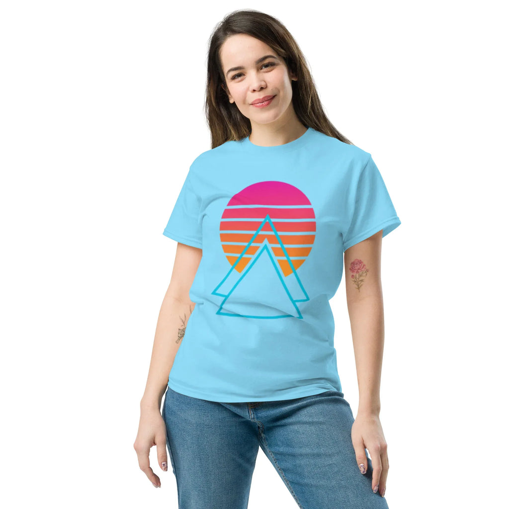 TWILIGHT TRIANGLES unisex t-shirt - - - Printoo Shop