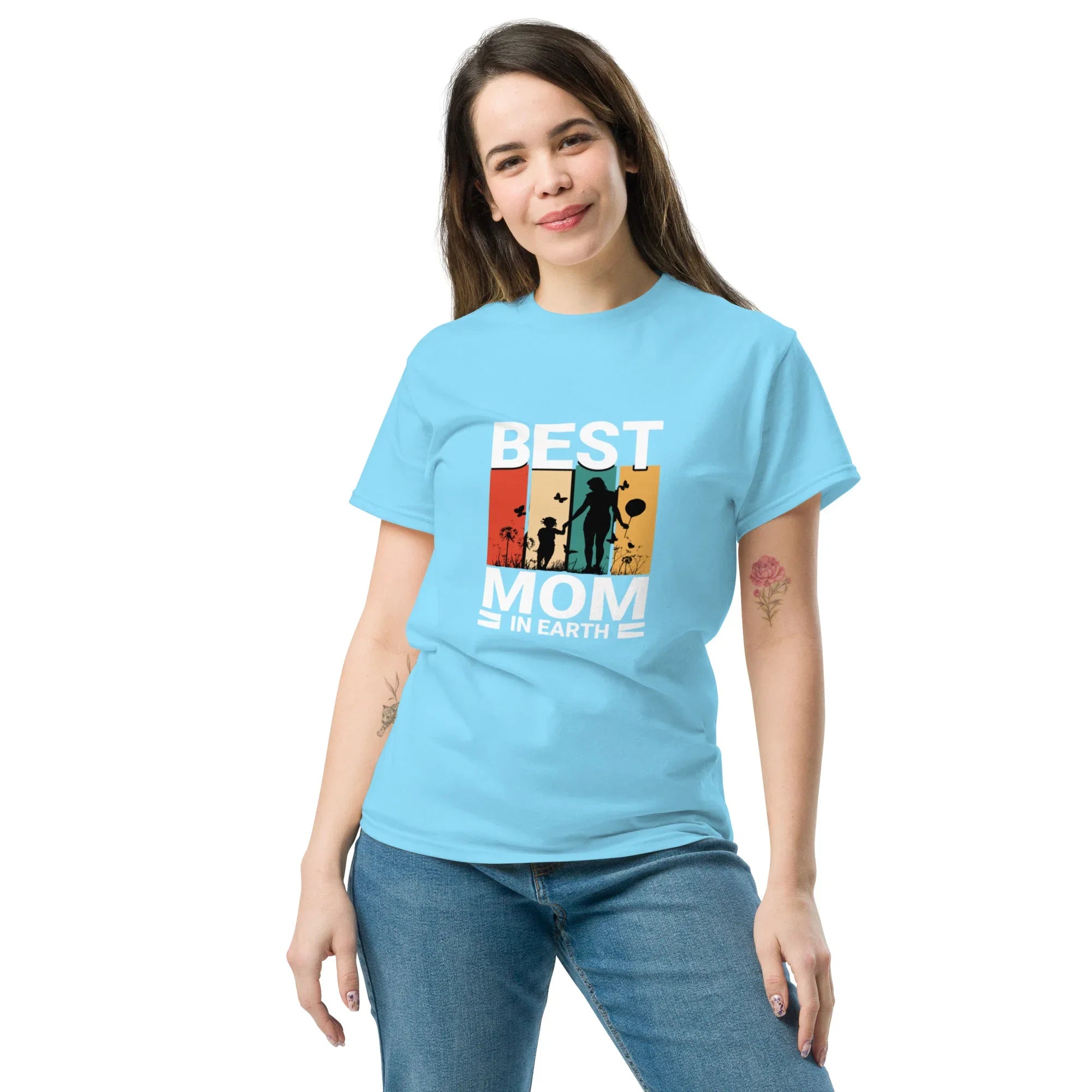 Produktbild: BESTE MAMA DER WELT Damen T-Shirt - Rot / S - Printoo Shop - 9652466_11566