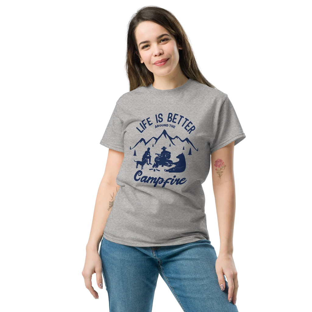 CAMPFIRE unisex t-shirt - - Camping & Outdoor t-shirts - Printoo Shop