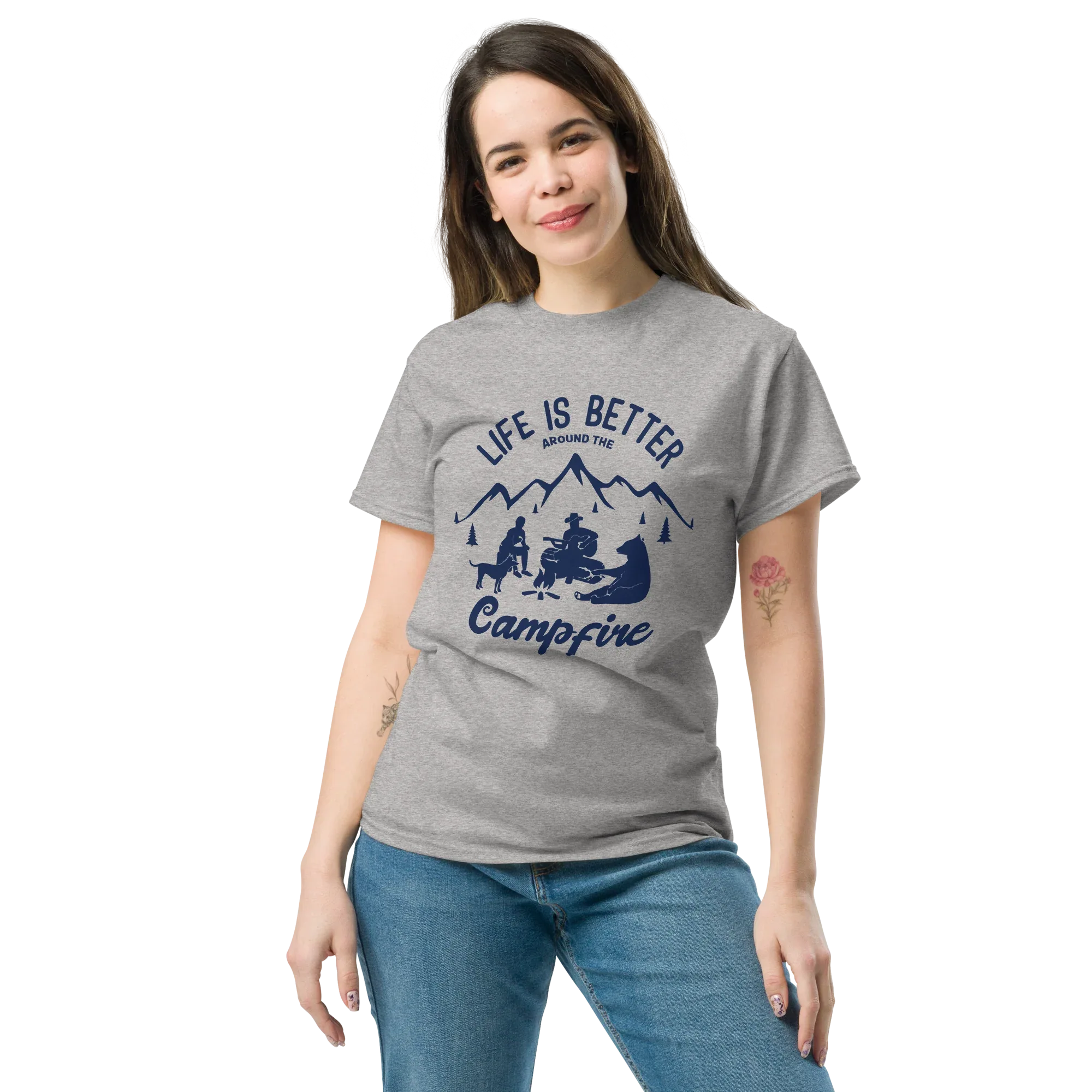 CAMPFIRE unisex t-shirt - - Camping & Outdoor t-shirts - Printoo Shop