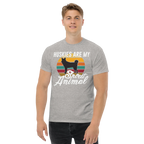 HUSKIES ARE MY SPIRIT ANIMAL unisex t-shirt - - - Printoo Shop