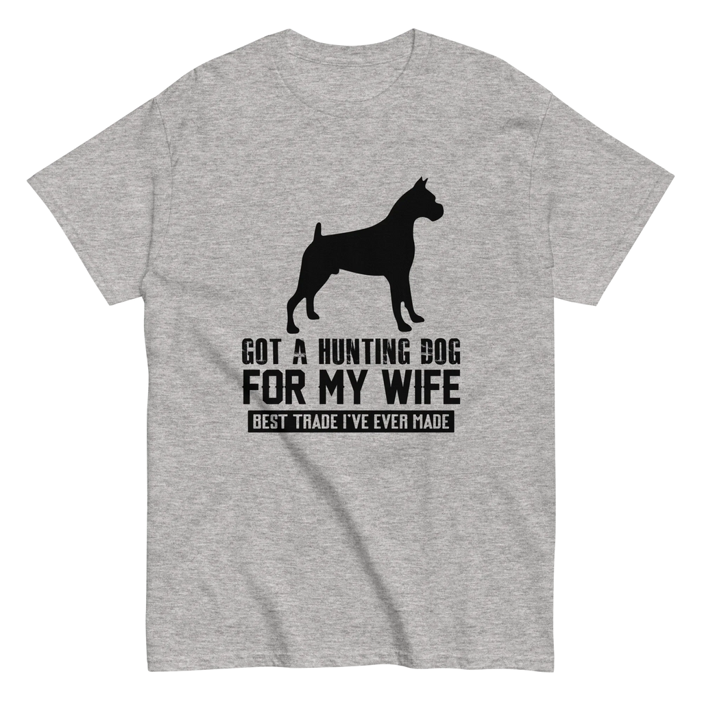 HUNTING DOG unisex t-shirt - Azalea / S - Printoo Shop - 9585535_15813